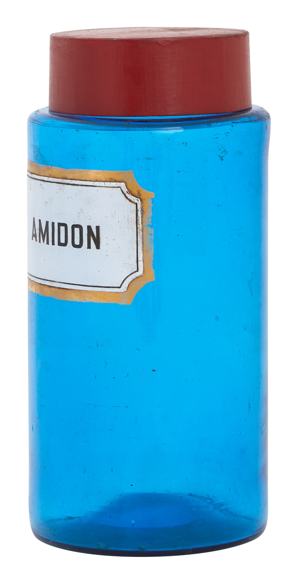Jayson Home - Antique Blue Apothecary Bottle - Large