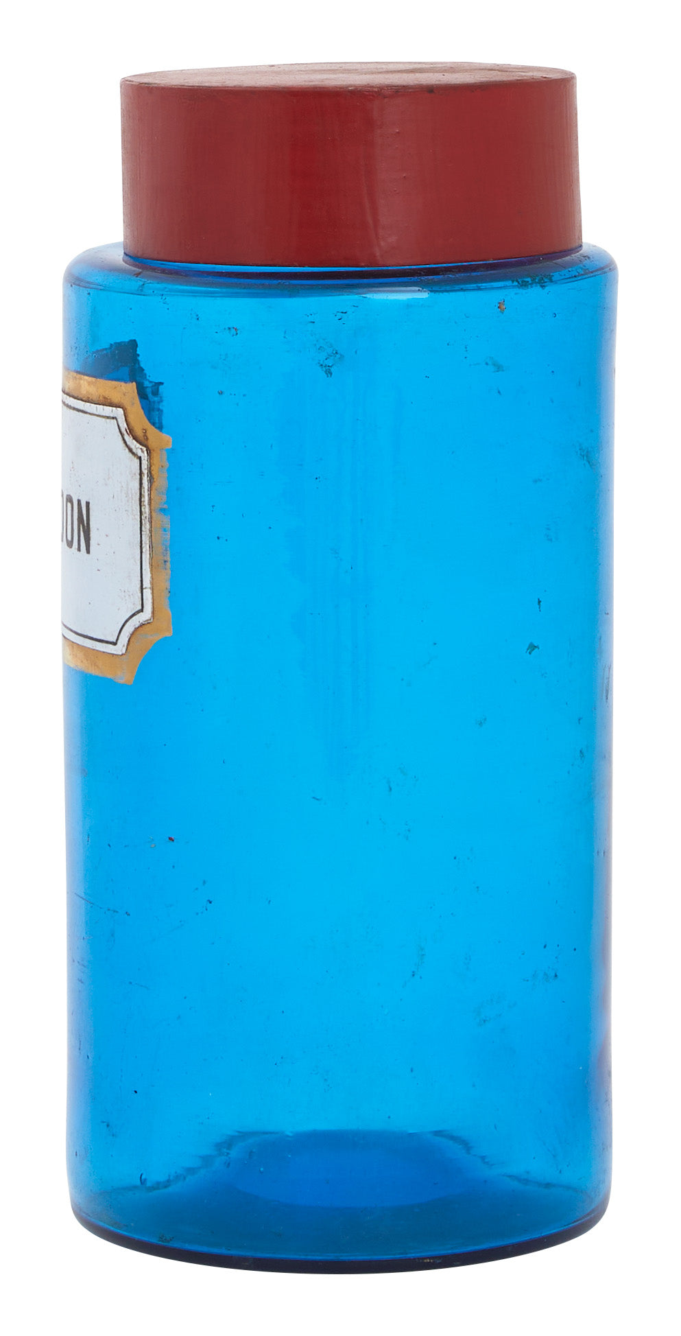 Jayson Home - Antique Blue Apothecary Bottle - Large