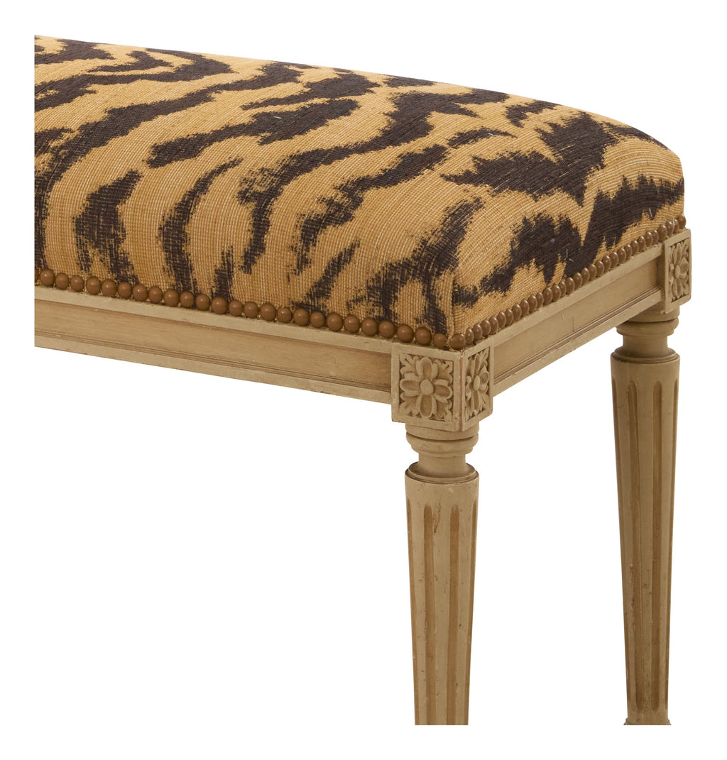Jayson Home - Antique Louis XVI Tiger Bench