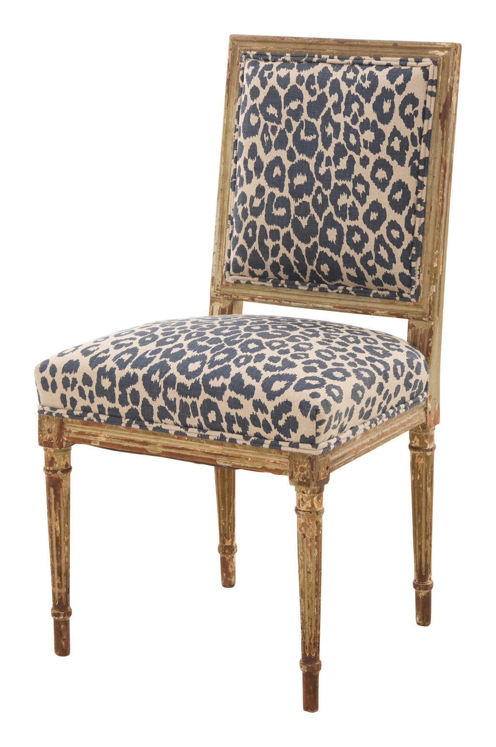 Jayson Home - Antique Louis XVI Leopard Dining Chair