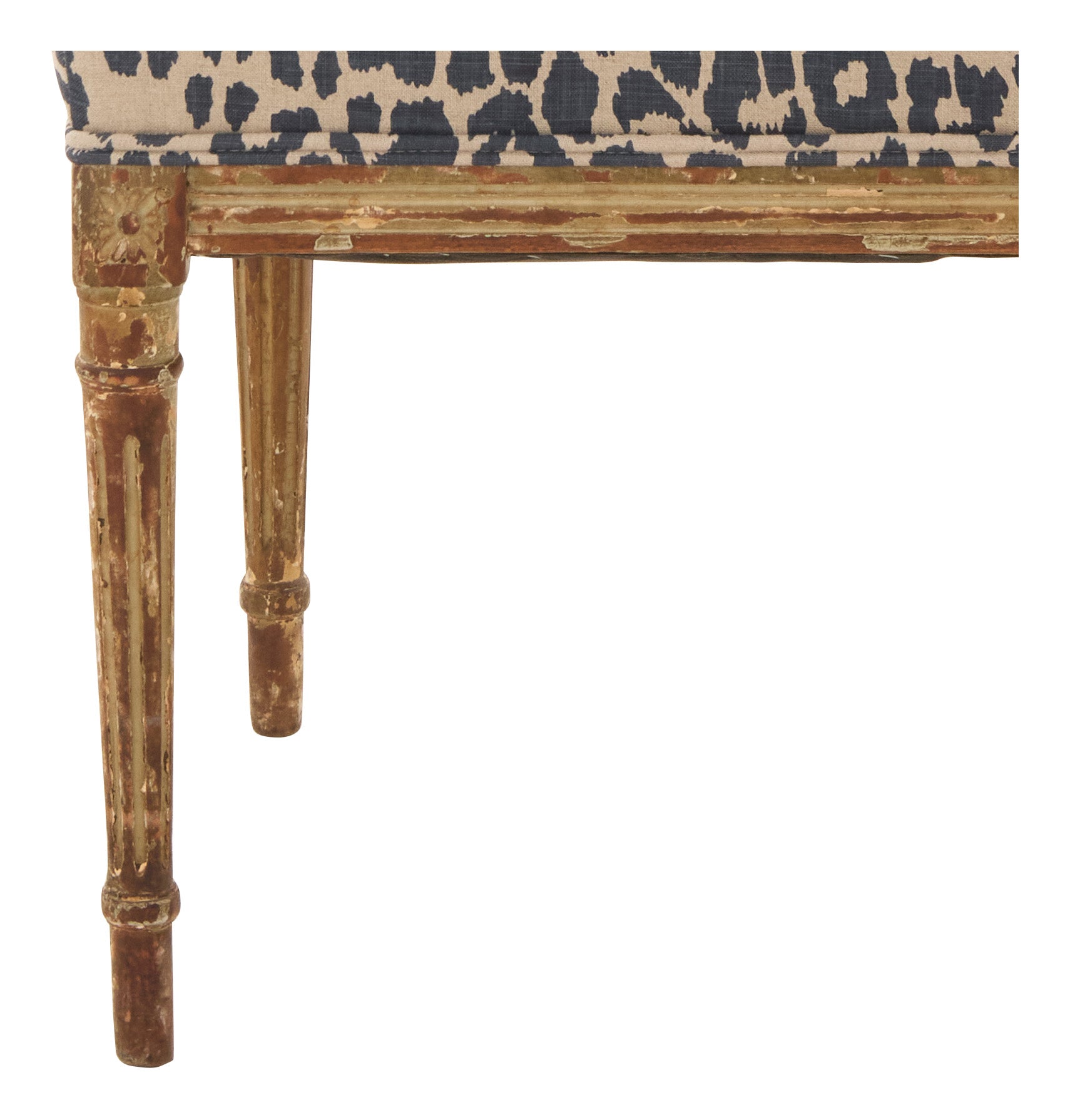 Jayson Home - Antique Louis XVI Leopard Dining Chair