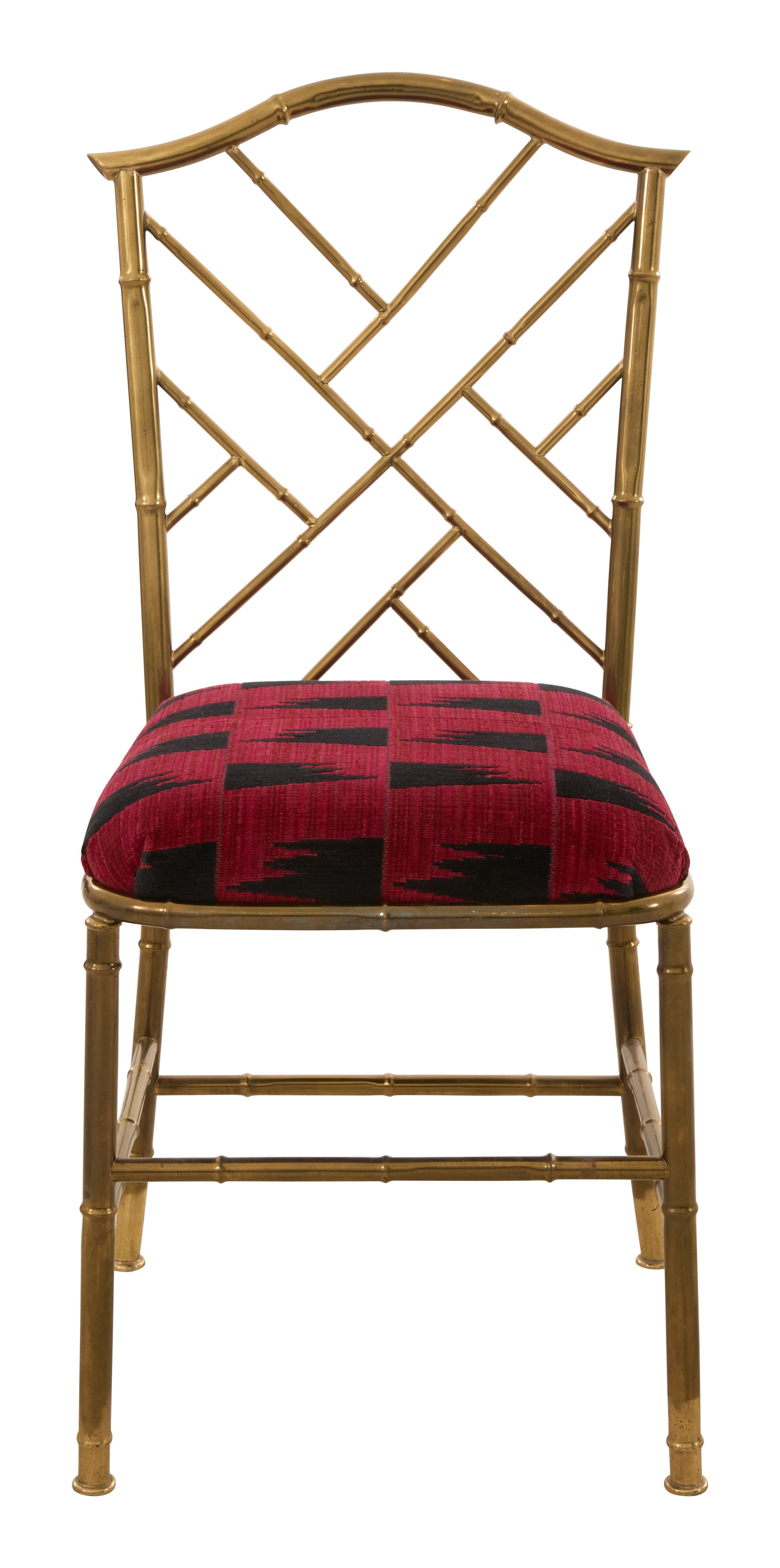 Jayson Home - Vintage Brass Faux Bamboo Chair