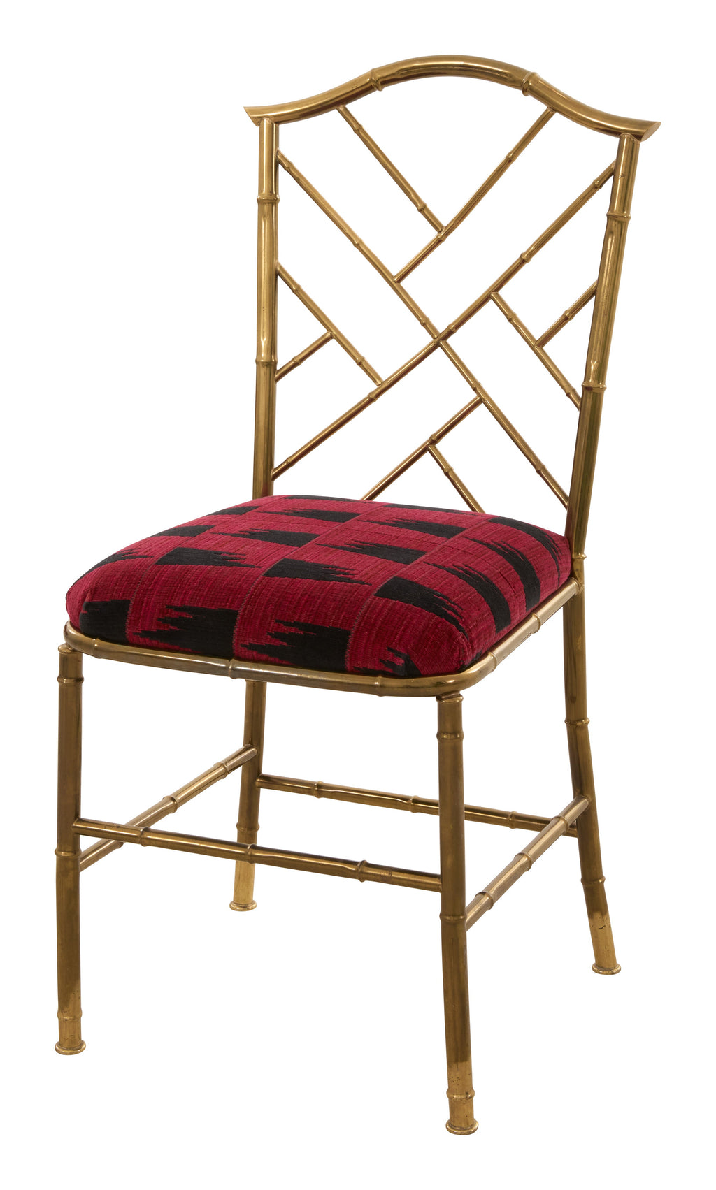 Jayson Home - Vintage Brass Faux Bamboo Chair