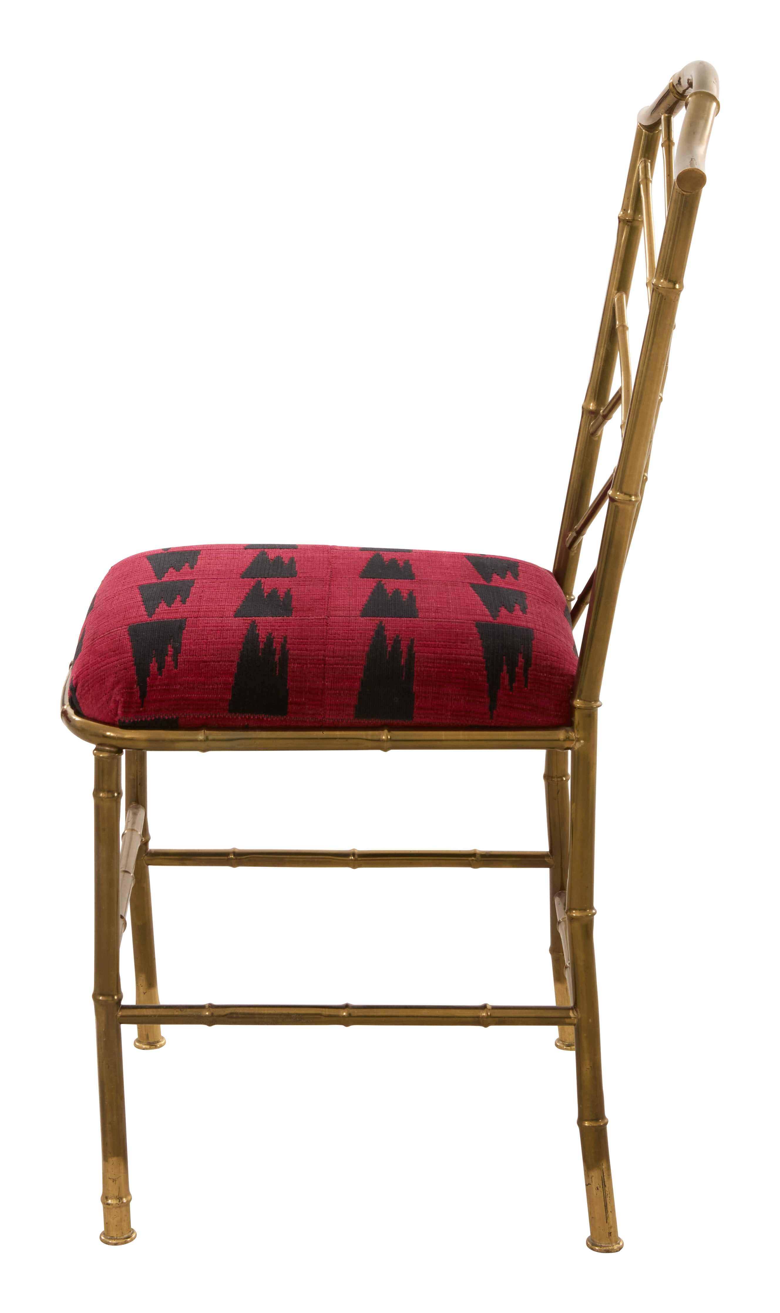 Jayson Home - Vintage Brass Faux Bamboo Chair