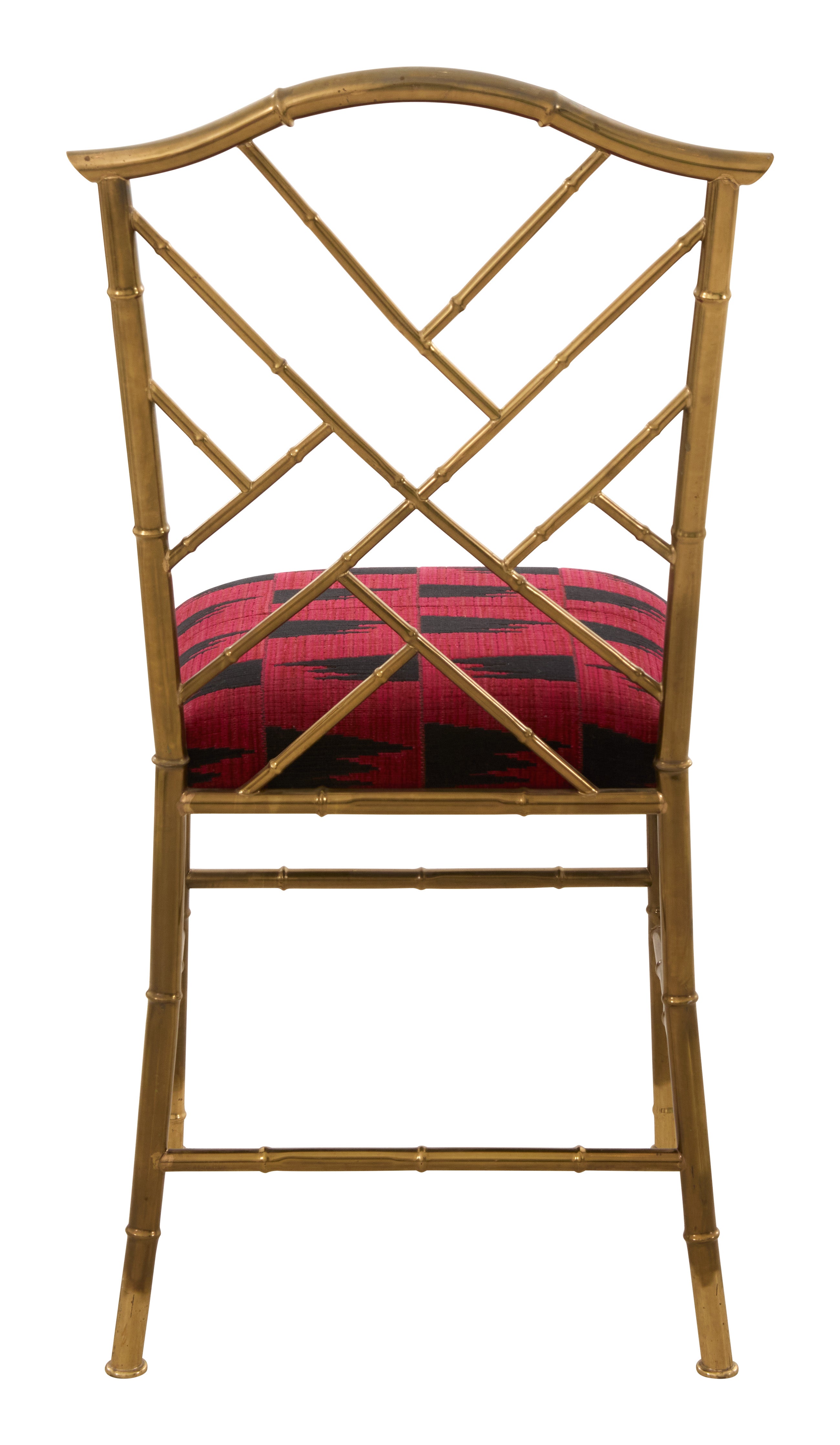 Jayson Home - Vintage Brass Faux Bamboo Chair