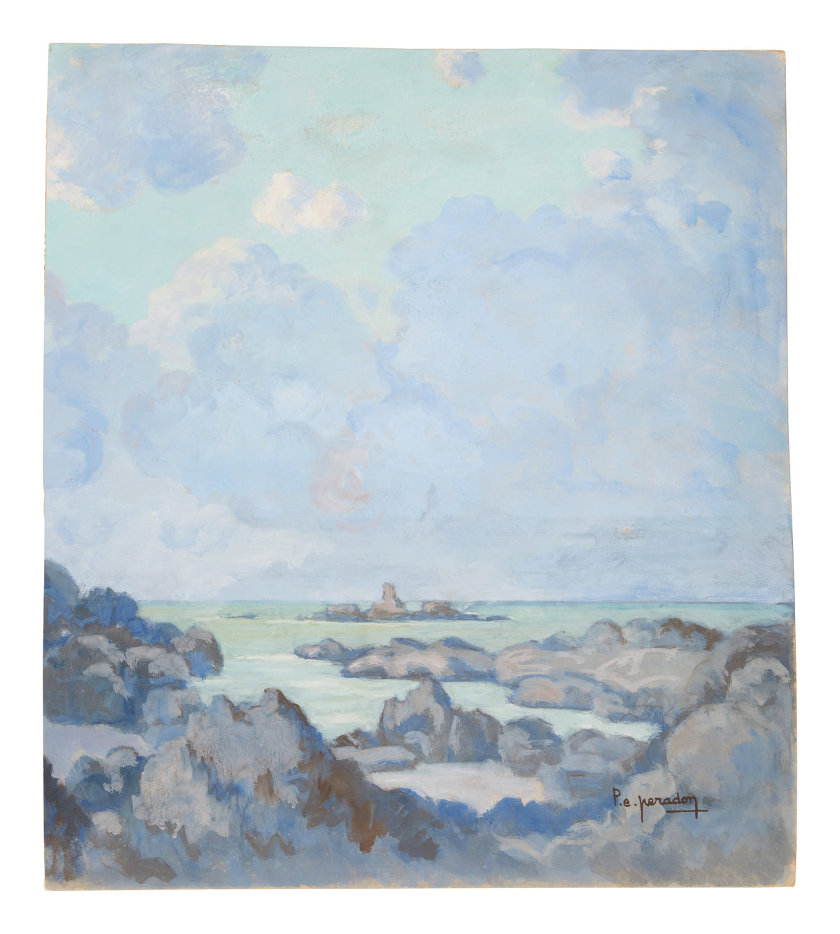 Jayson Home - Vintage Seascape Painting VI