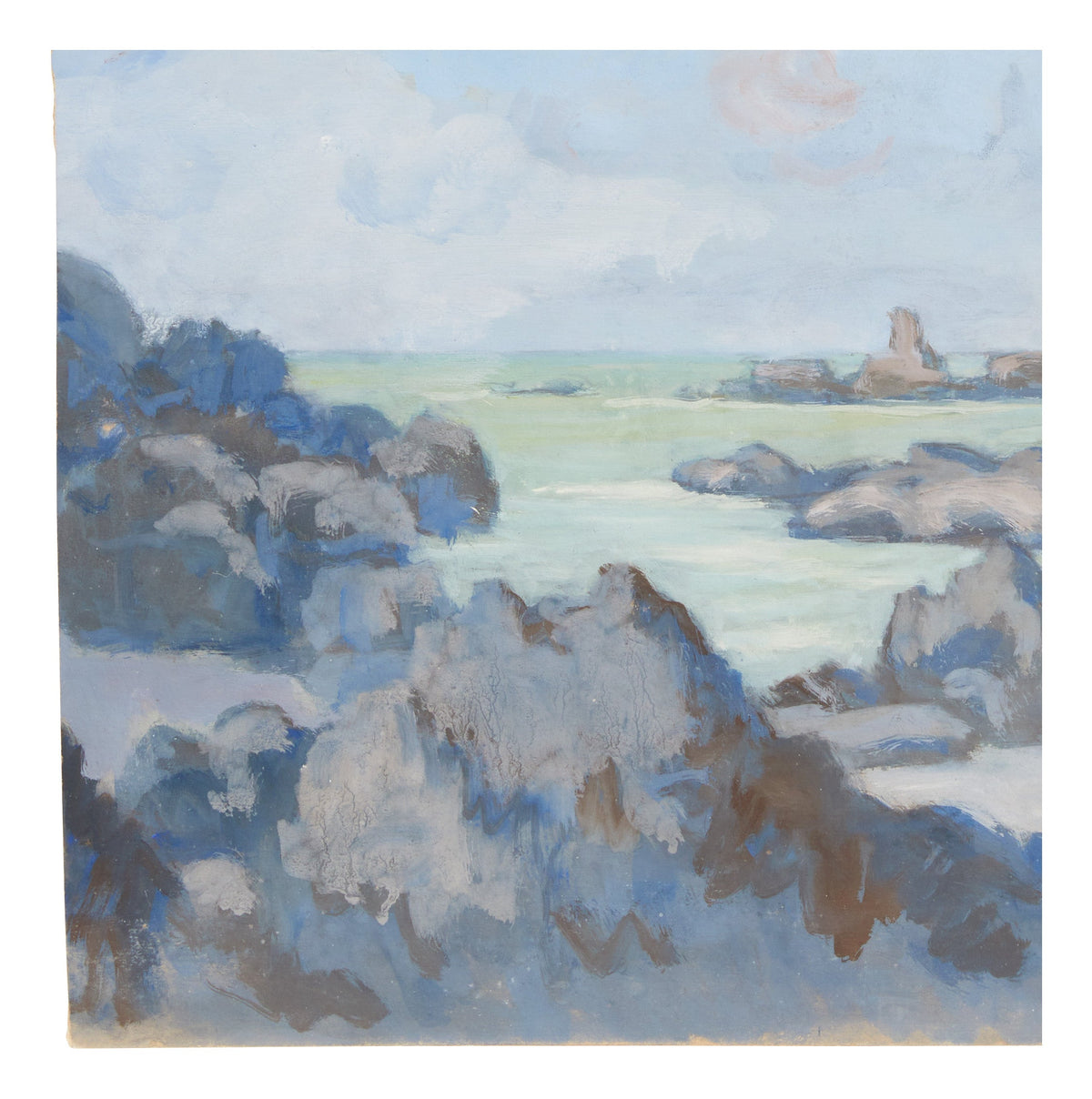 Jayson Home - Vintage Seascape Painting VI