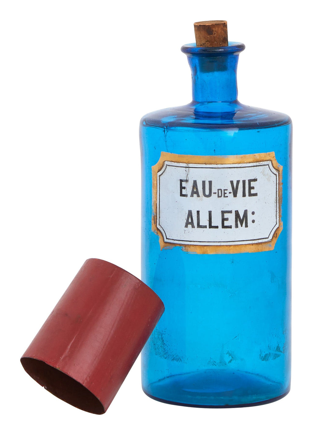 Jayson Home - Antique Blue Apothecary Bottle - Small