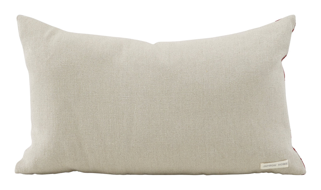 Jayson Home - Schumacher Asaka Ikat Red Pillows