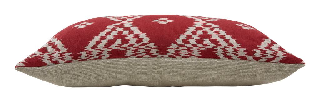 Jayson Home - Schumacher Asaka Ikat Red Pillows