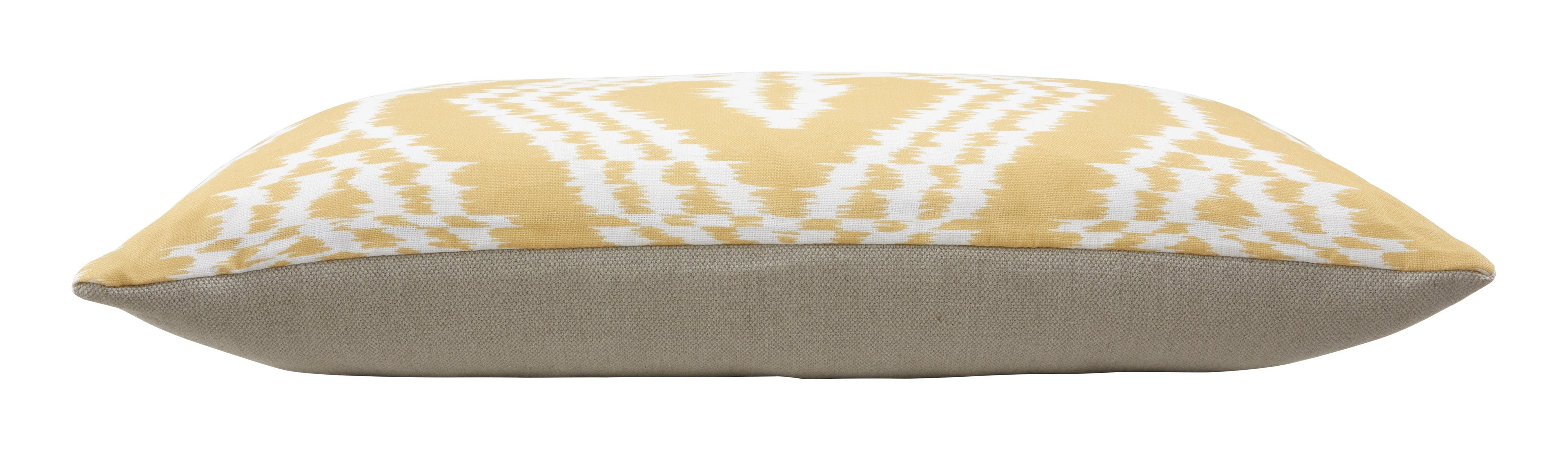 Jayson Home - Schumacher Asaka Ikat Yellow Pillows