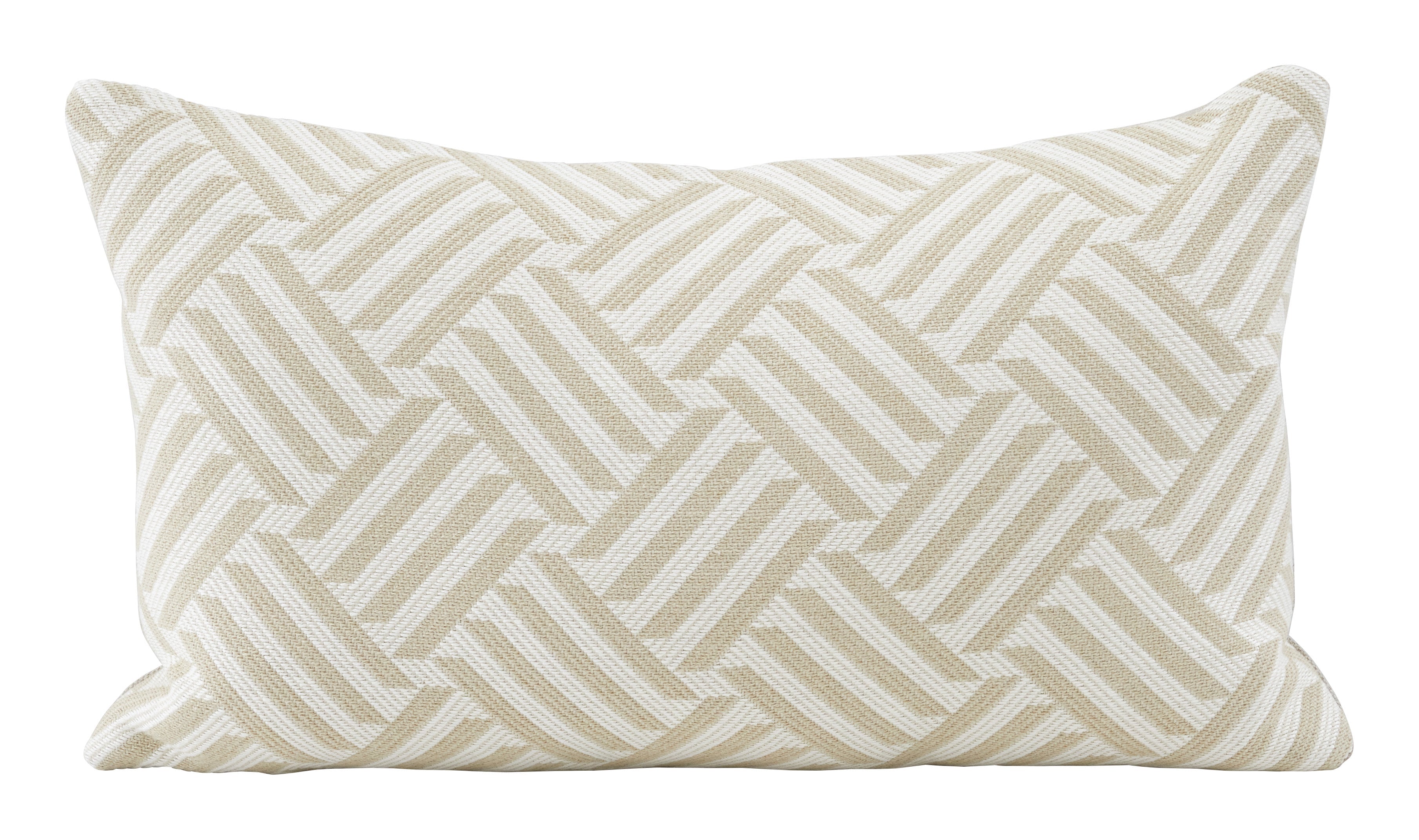 Jayson Home - Schumacher Cross Hatch Natural Pillows