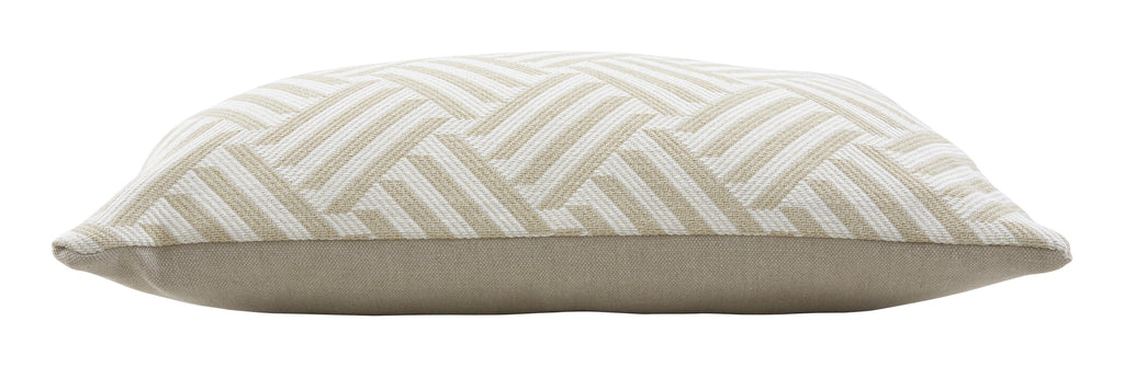 Jayson Home - Schumacher Cross Hatch Natural Pillows