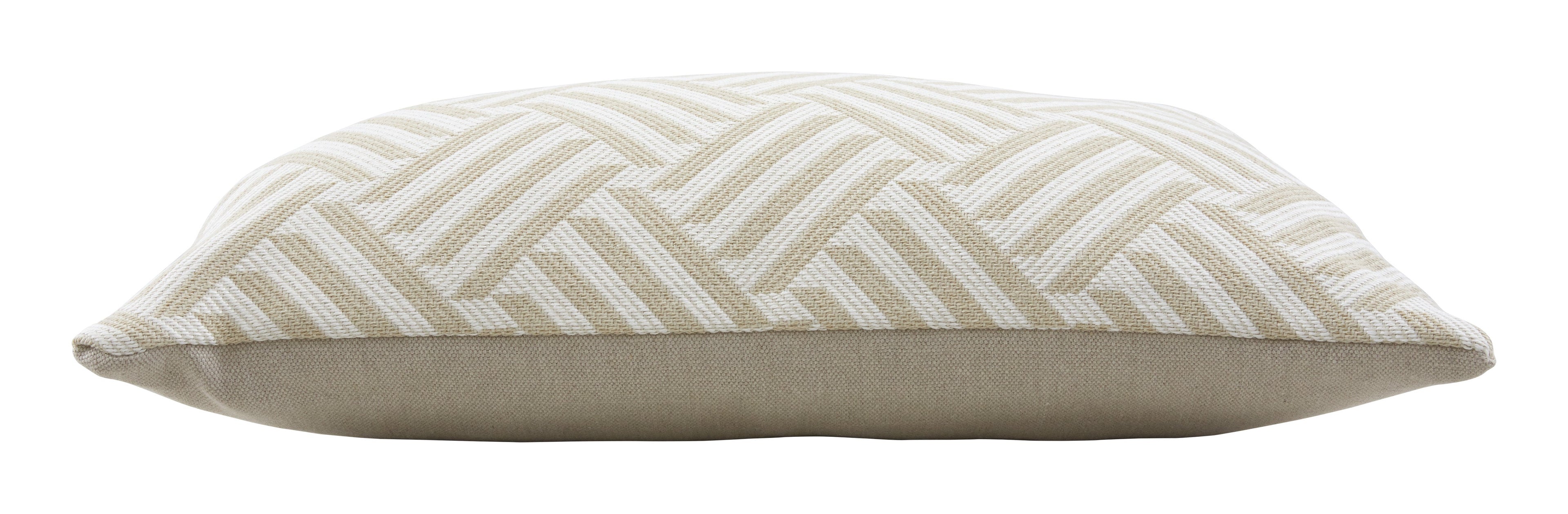 Jayson Home - Schumacher Cross Hatch Natural Pillows