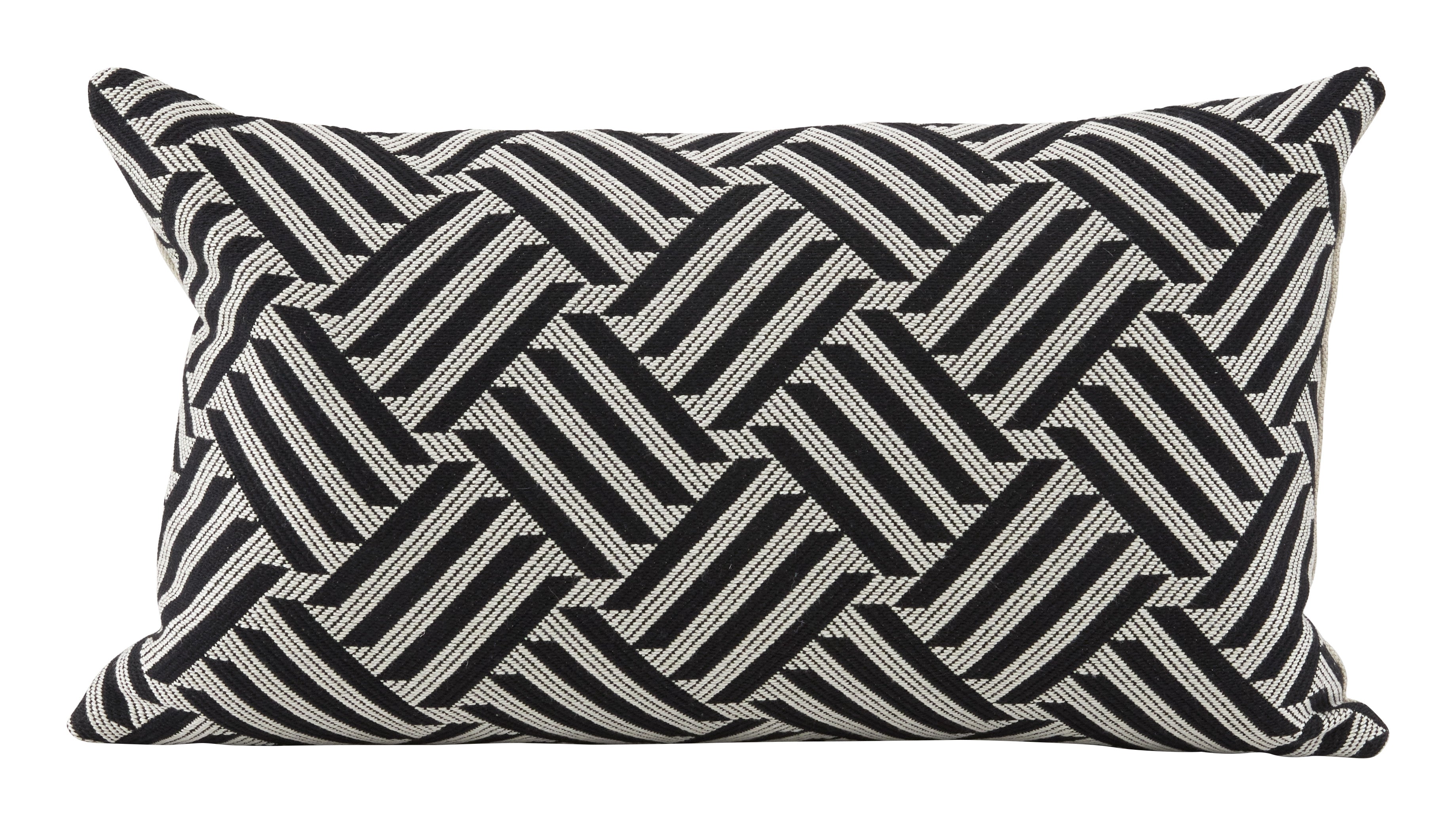 Jayson Home - Schumacher Cross Hatch Black Pillows