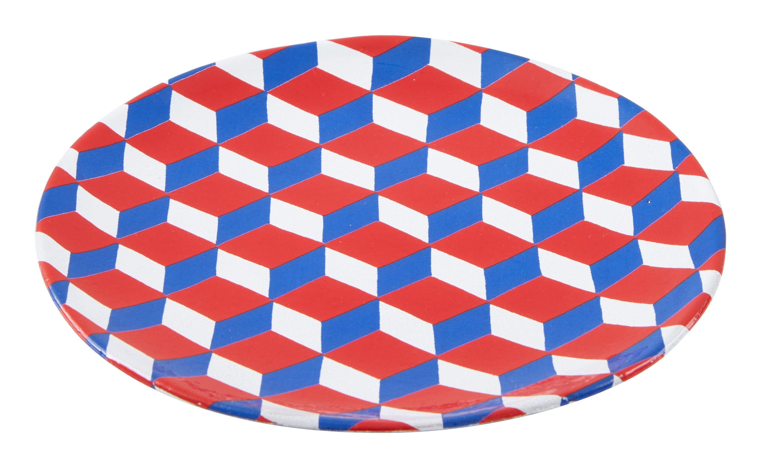 Jayson Home - Astier de Villatte Tricolore Cubes Plate