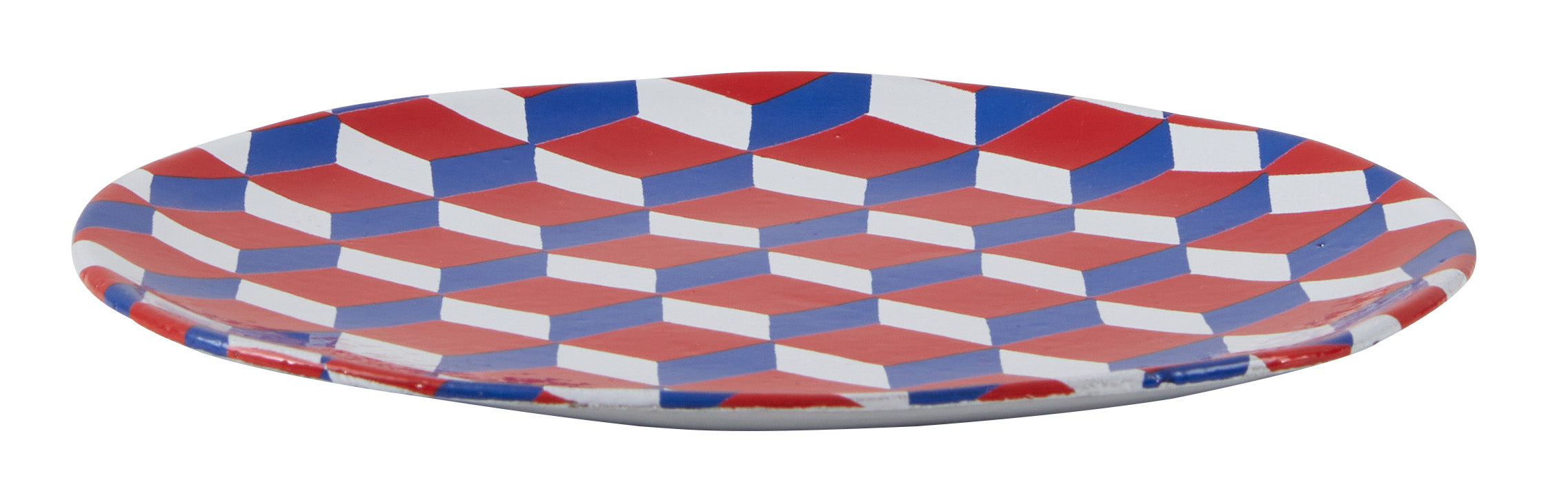 Jayson Home - Astier de Villatte Tricolore Cubes Plate