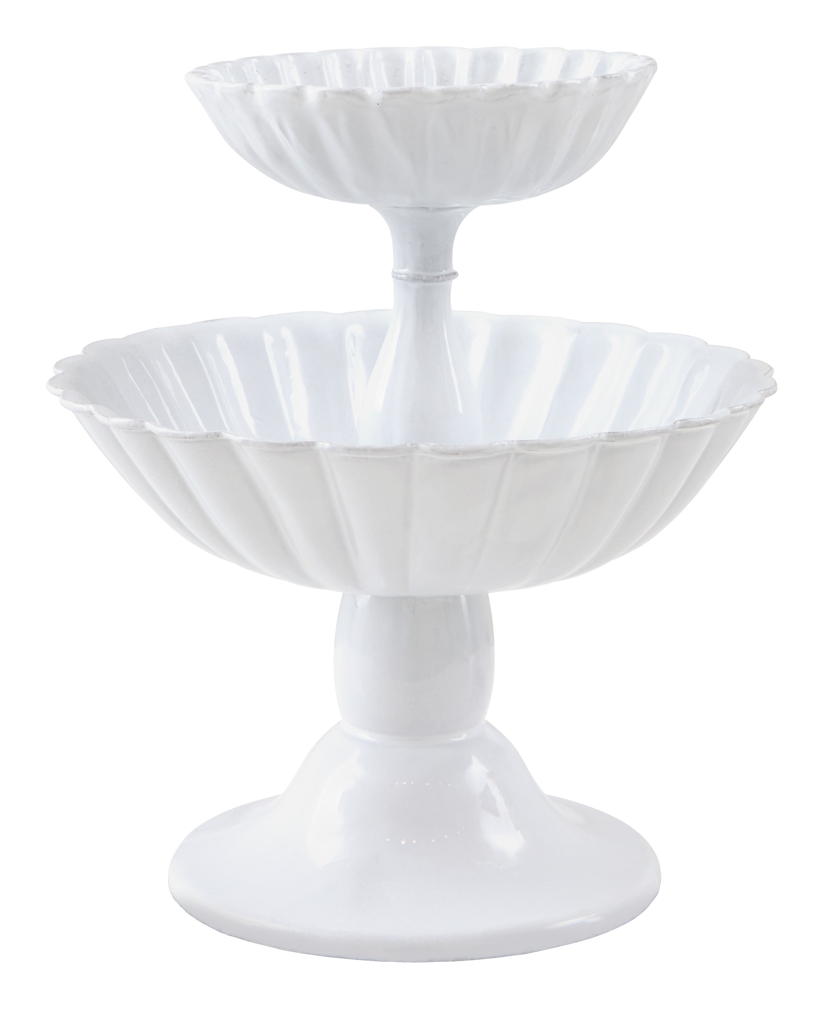 Jayson Home - Astier de Villatte Two Tier Peggy Bowl