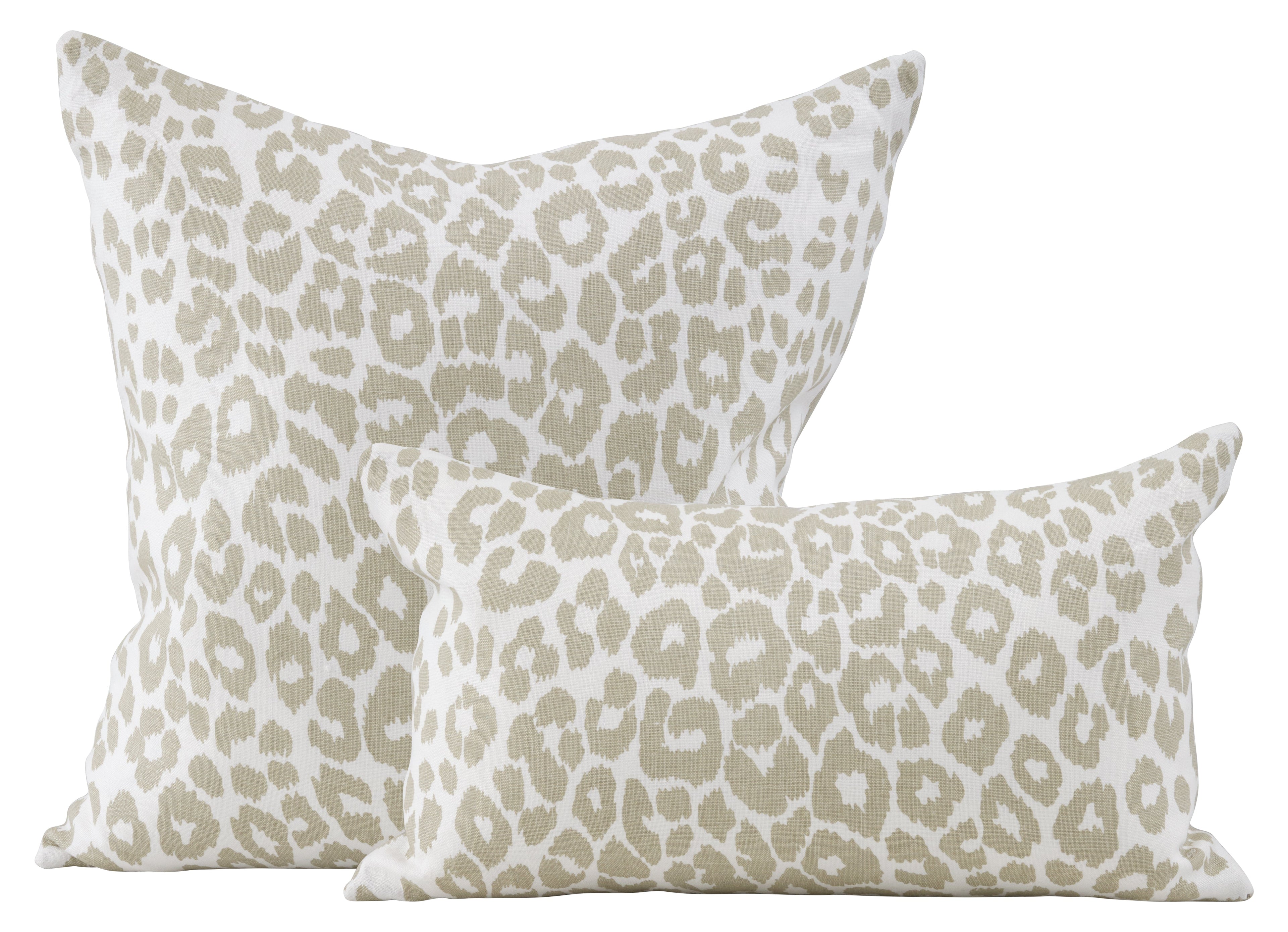 Jayson Home - Schumacher Iconic Leopard White Pillows