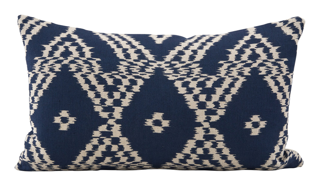 Jayson Home - Schumacher Asaka Ikat Indigo Pillows