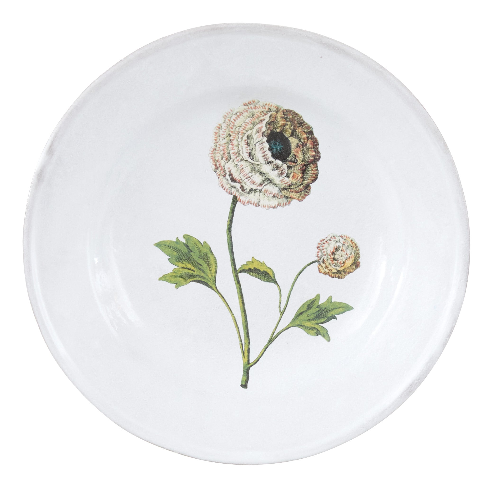Jayson Home - Astier de Villatte Indian King Ranculus Soup Plate