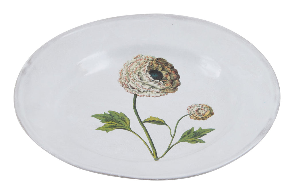 Jayson Home - Astier de Villatte Indian King Ranculus Soup Plate