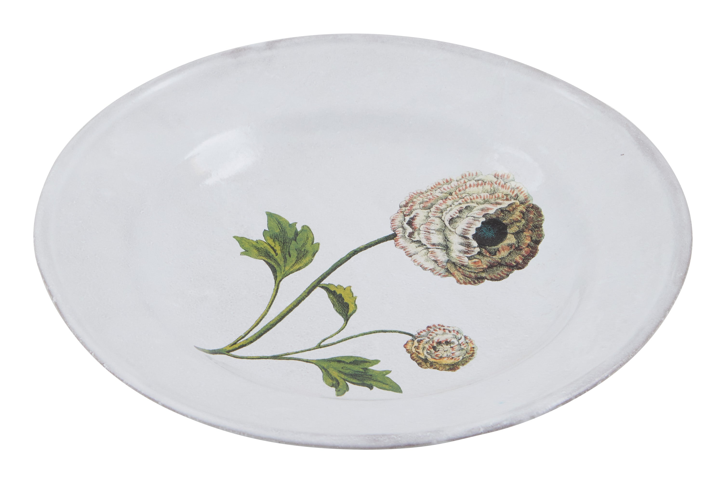 Jayson Home - Astier de Villatte Indian King Ranculus Soup Plate