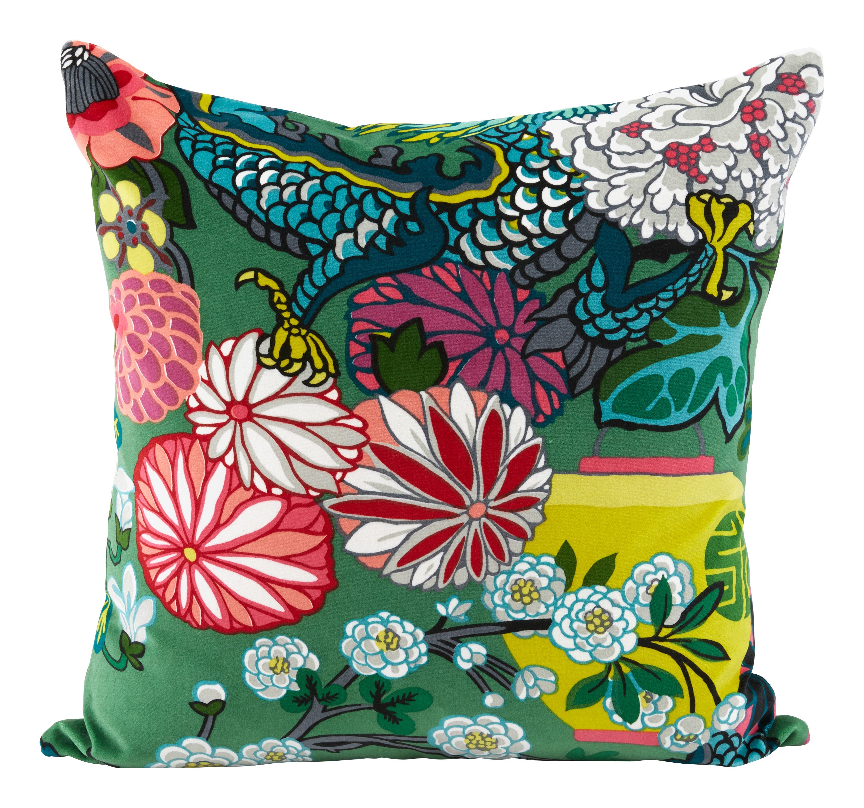 Jayson Home - Schumacher Chiang Dragon Jade Pillows