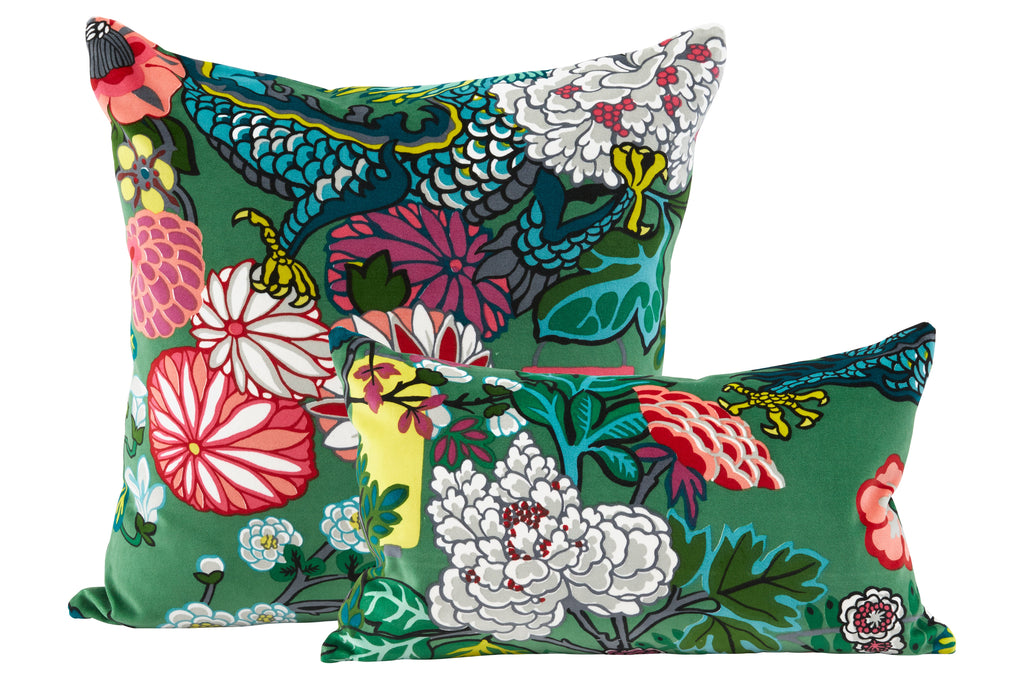 Jayson Home - Schumacher Chiang Dragon Jade Pillows