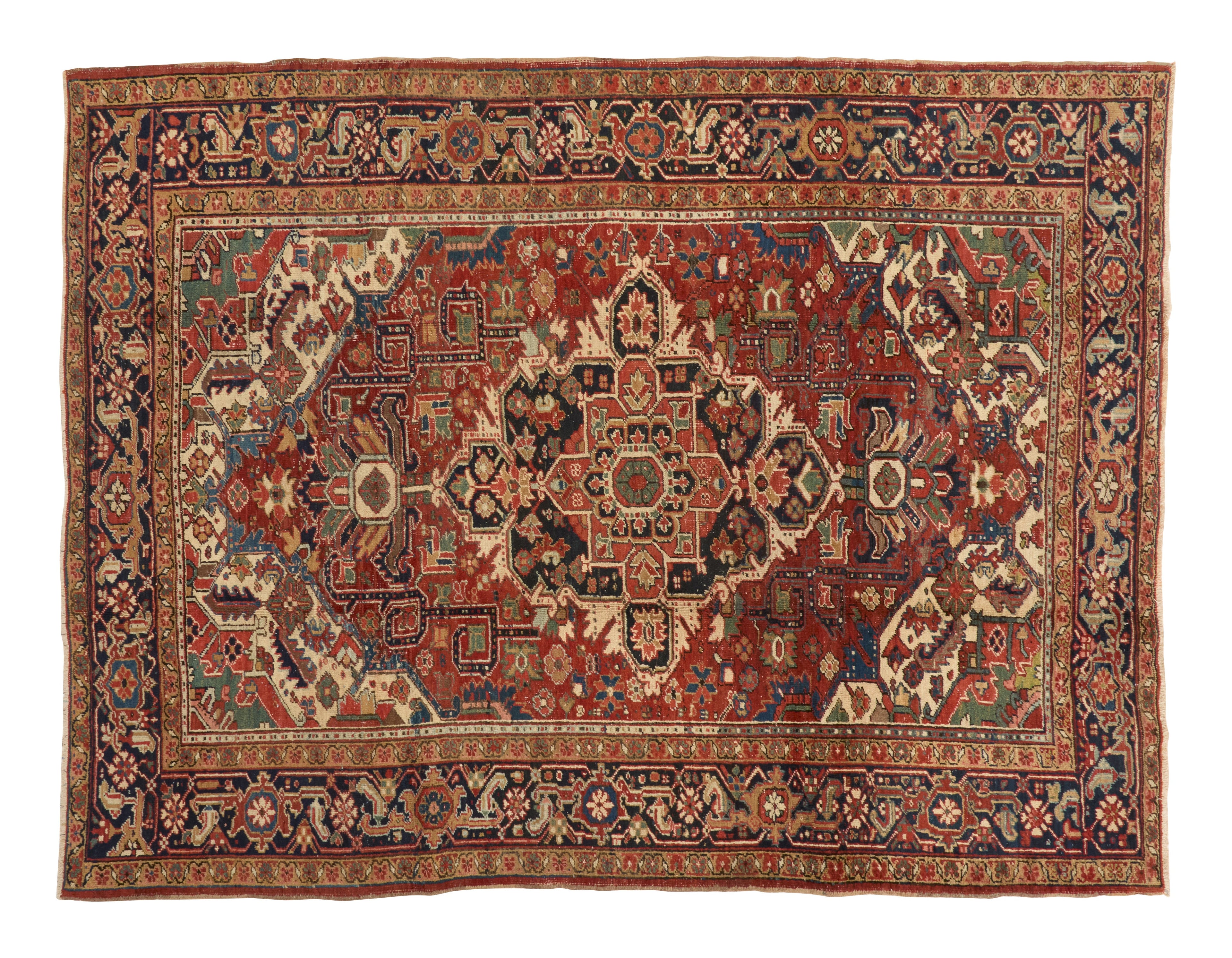 Jayson Home - Vintage Heriz Rug - 9'9" x 7'5"
