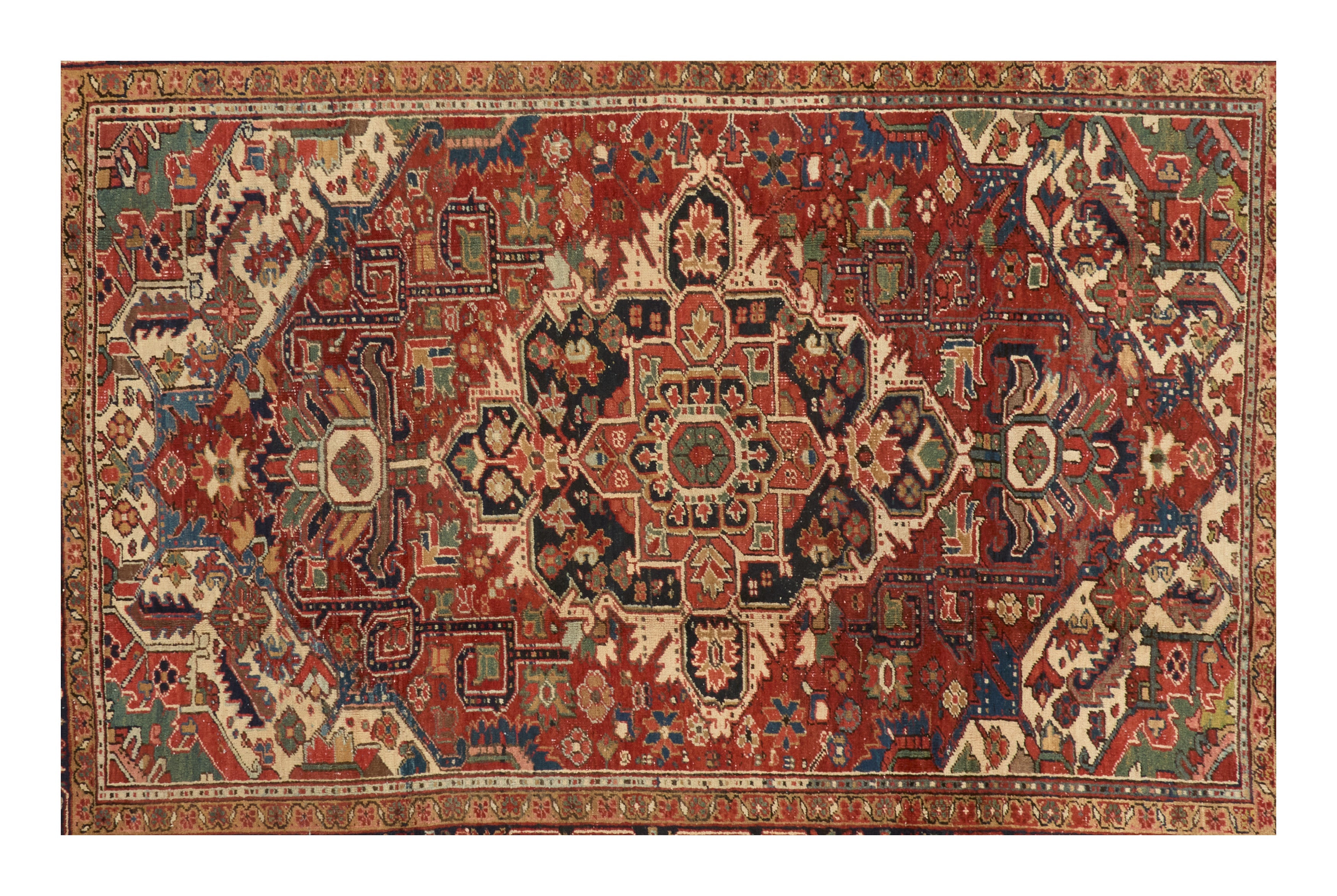 Jayson Home - Vintage Heriz Rug - 9'9" x 7'5"