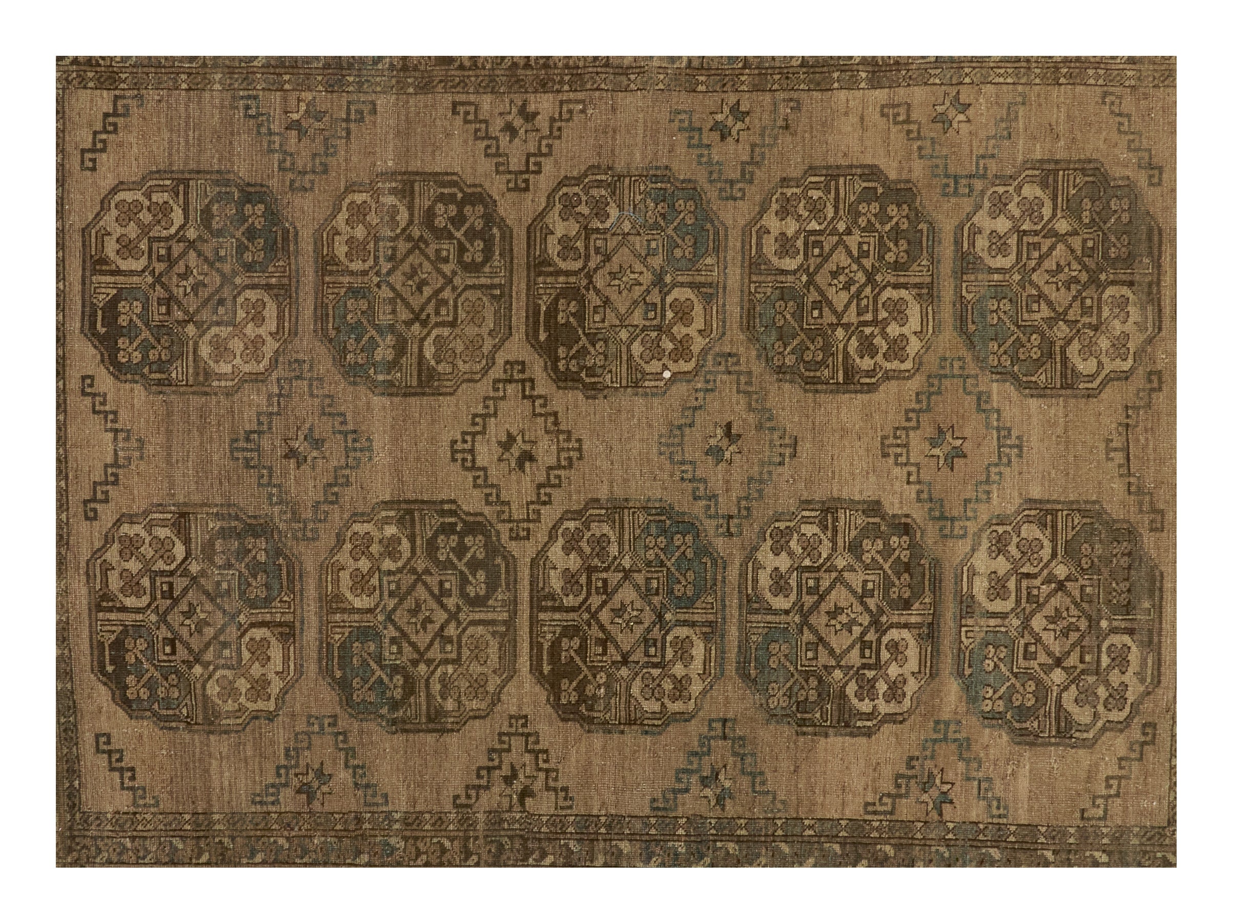 Jayson Home - Vintage Afghan Rug - 9'8" x 8'4"