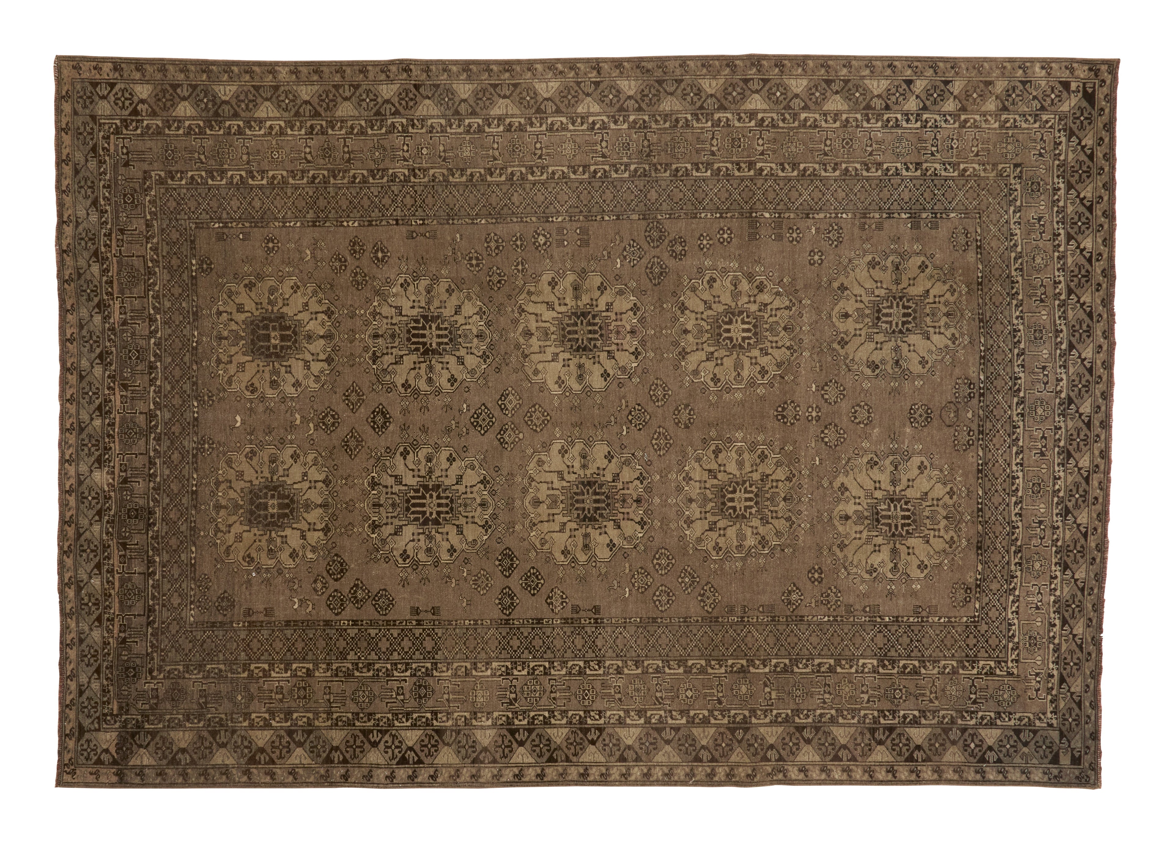 Jayson Home - Vintage Afghan Rug - 10'10" x 7'7"