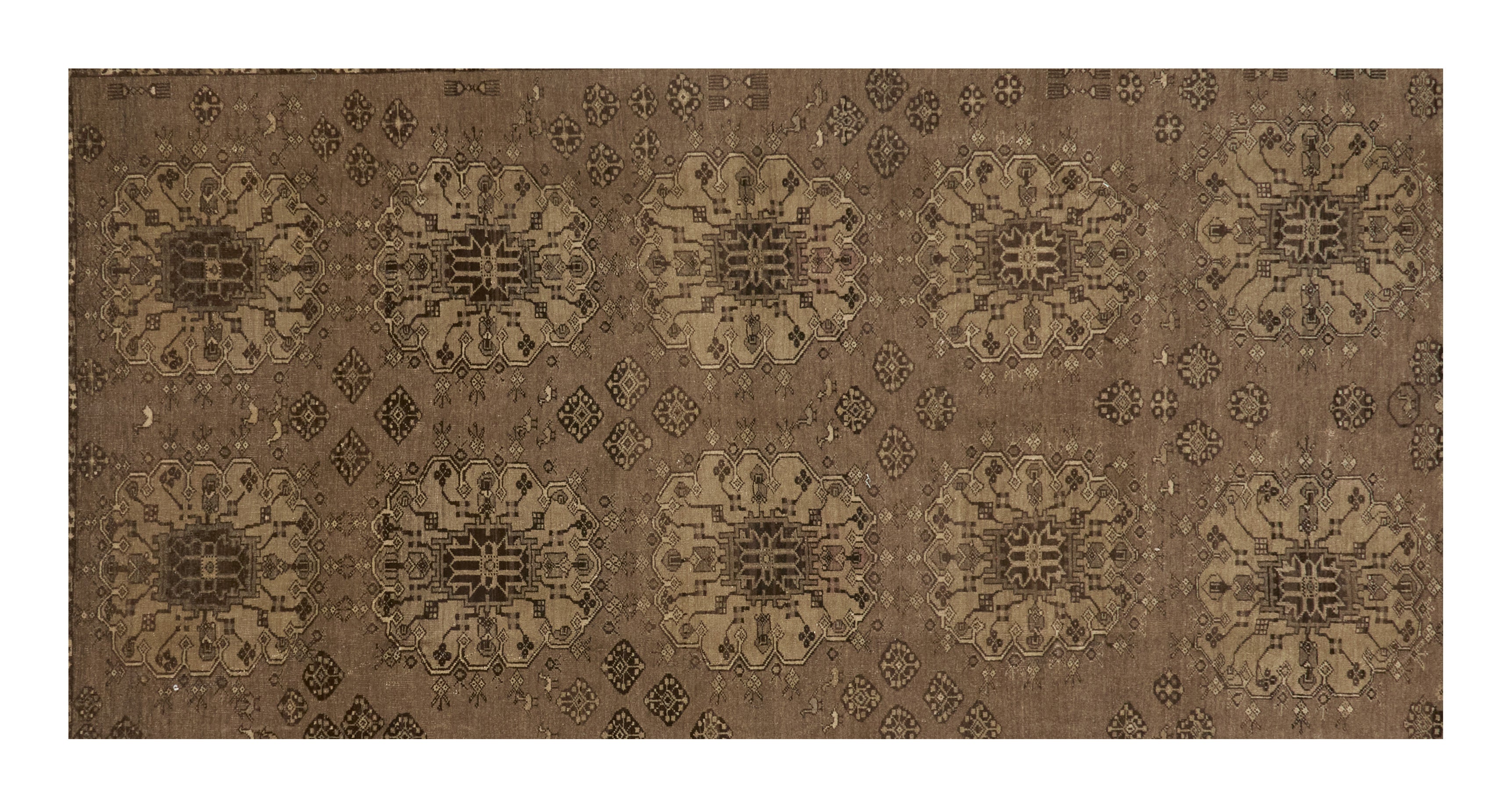 Jayson Home - Vintage Afghan Rug - 10'10" x 7'7"