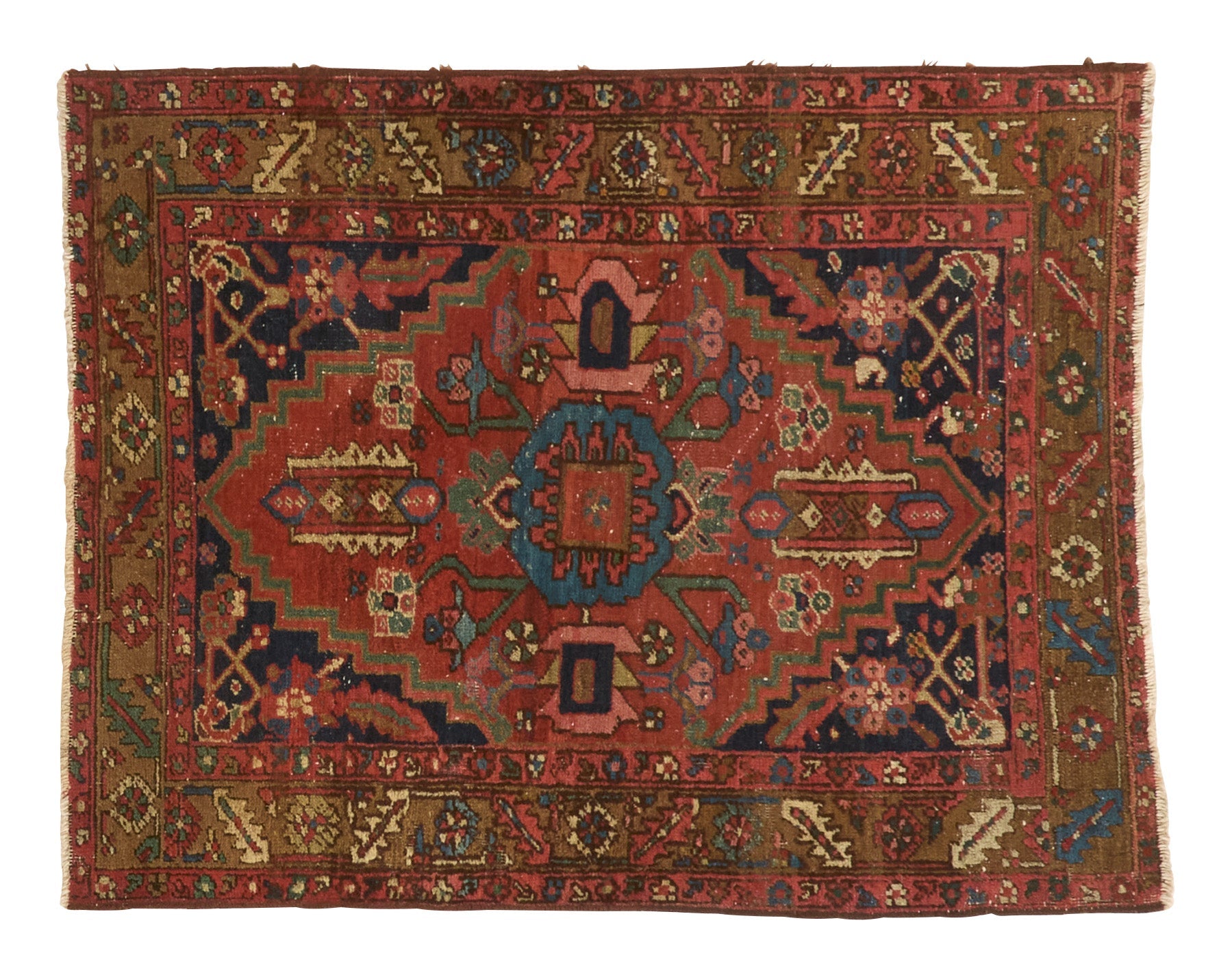 Jayson Home - Vintage Heriz Rug - 4'0" x 3'3"