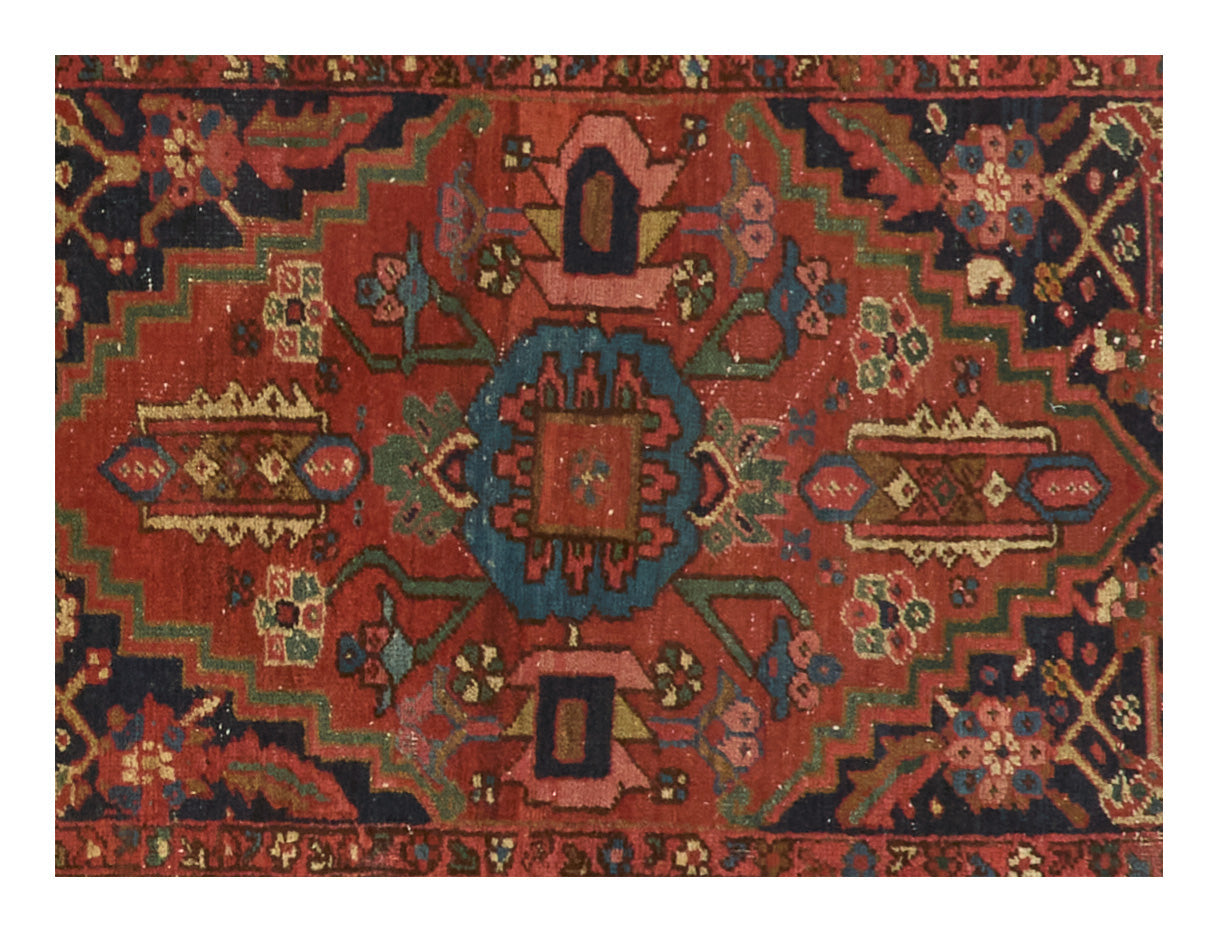 Jayson Home - Vintage Heriz Rug - 4'0" x 3'3"