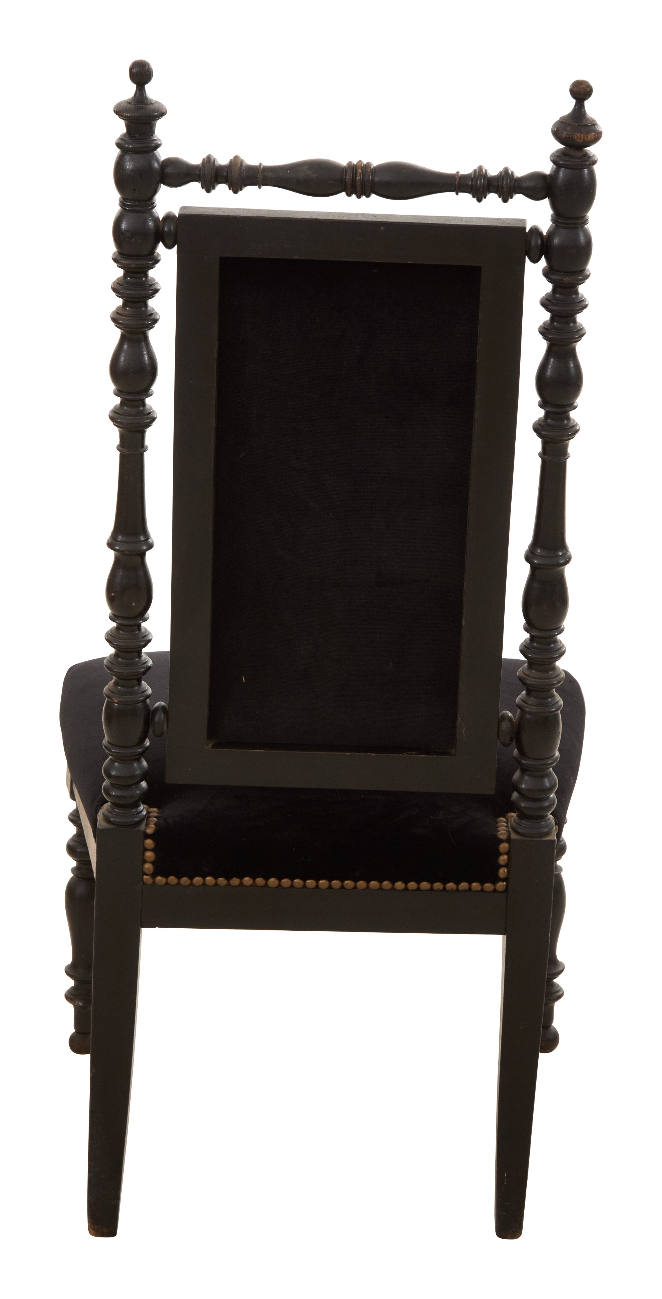 Jayson Home - Antique Black Velvet Chair