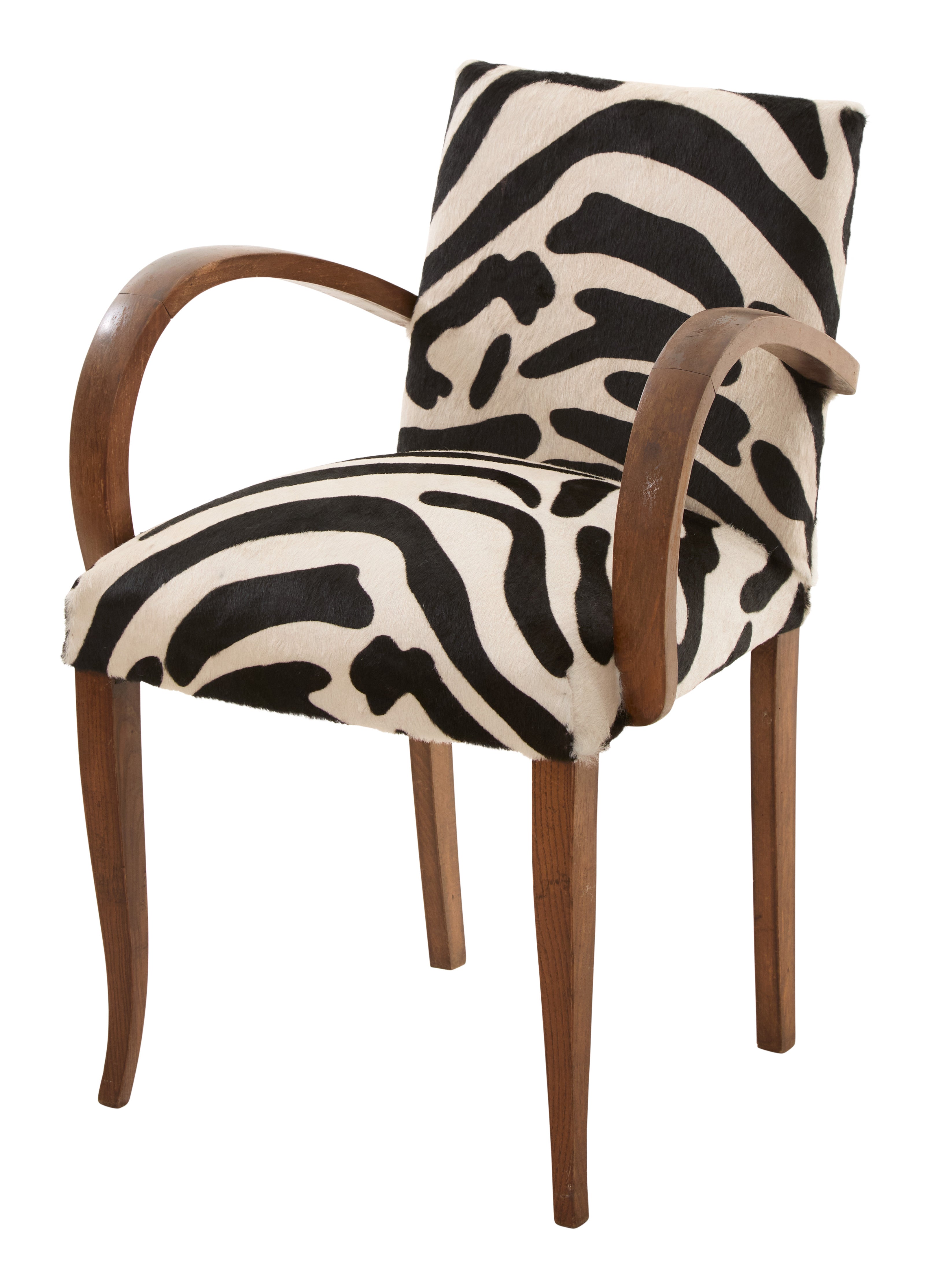 Jayson Home - Vintage Zebra Bentwood Armchair