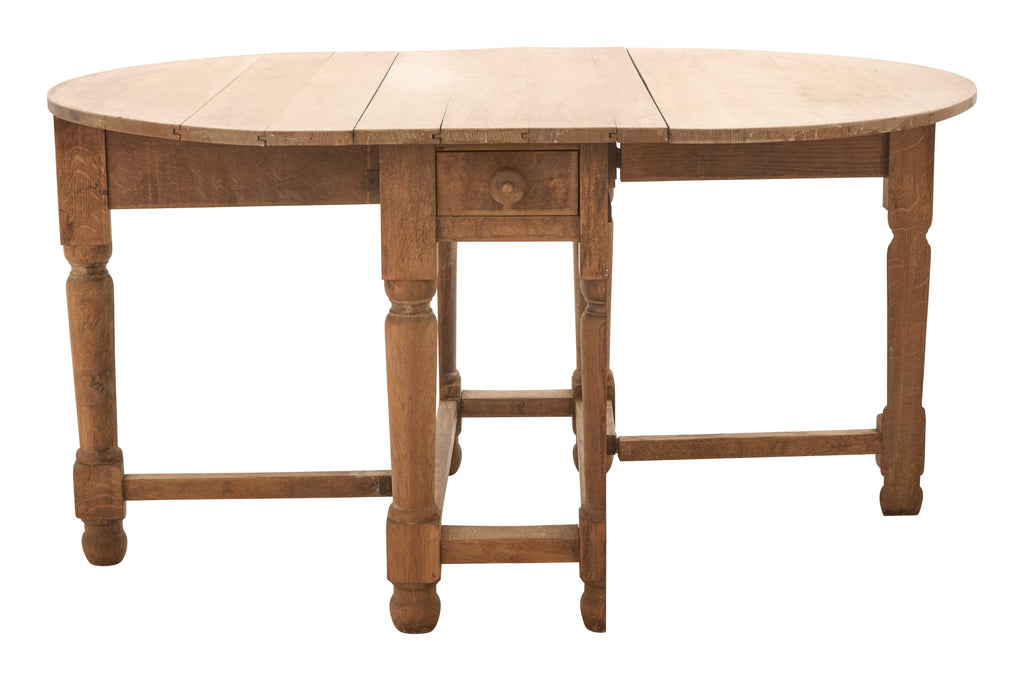 Jayson Home - Antique Oak Drop Leaf Table