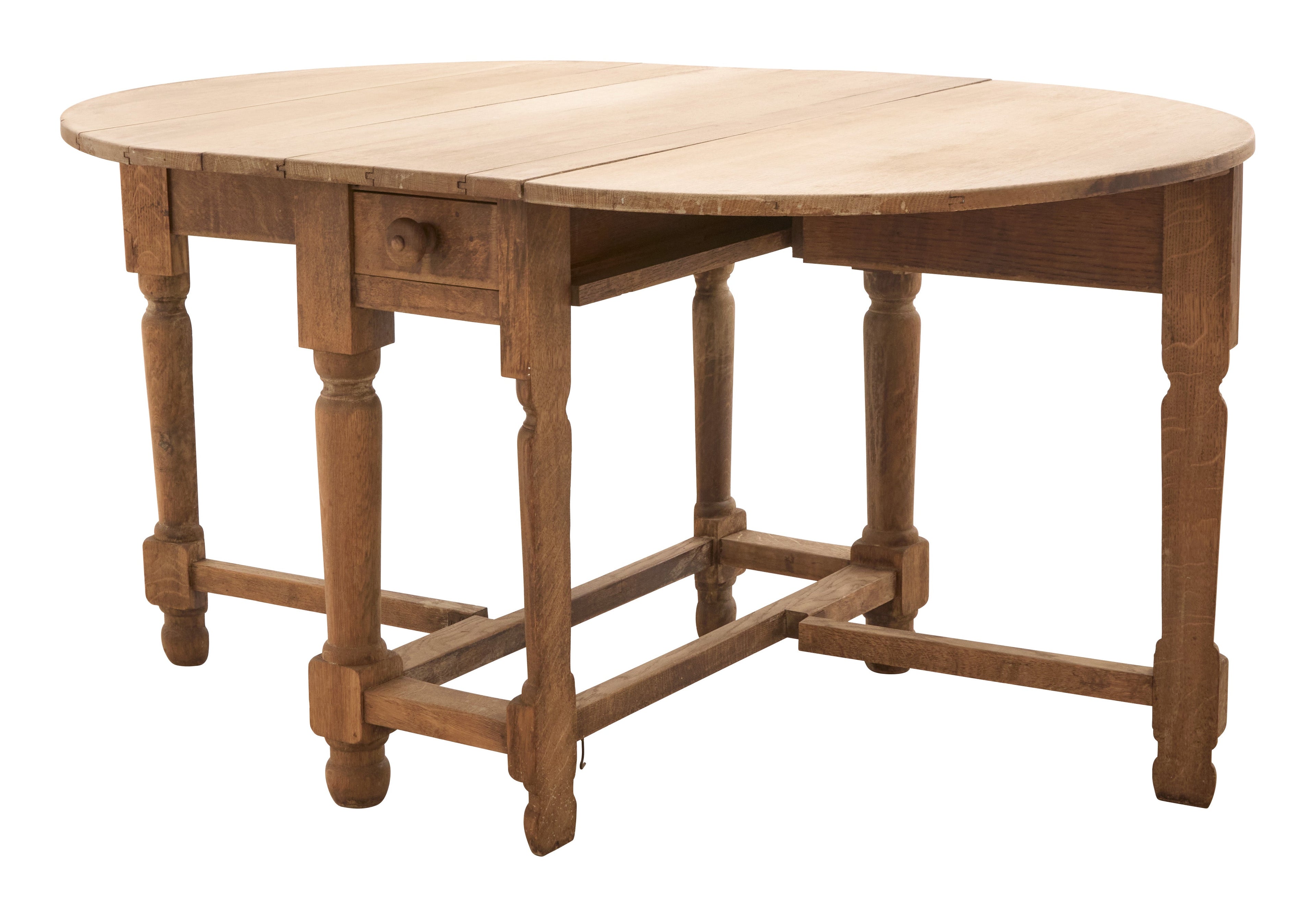 Jayson Home - Antique Oak Drop Leaf Table