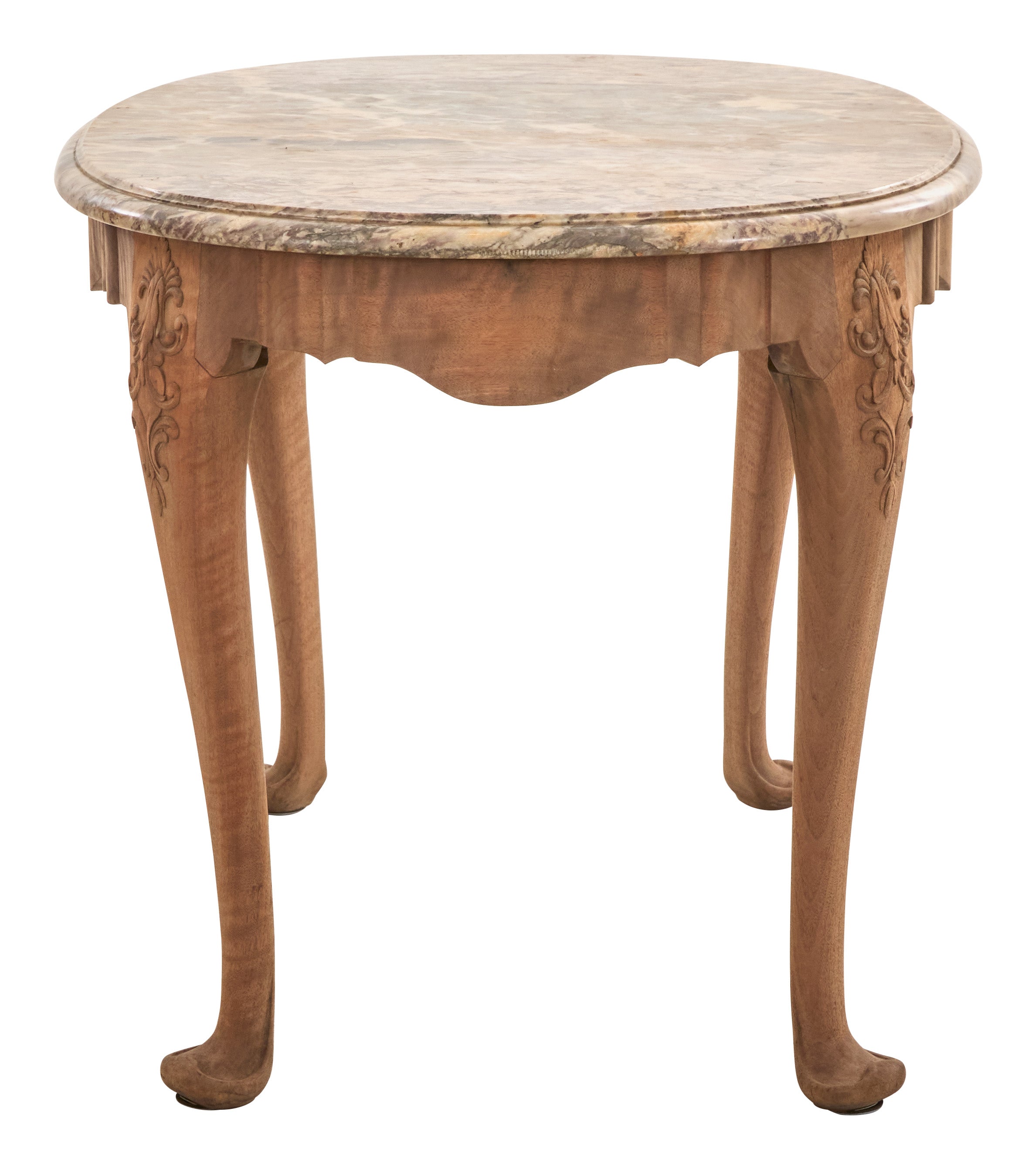 Jayson Home - Antique Oval Marble Top Table