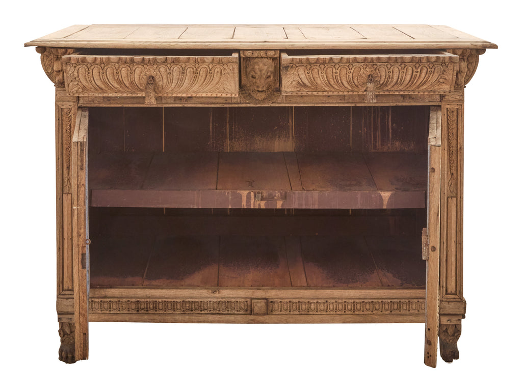 Jayson Home - Antique Carved Wood Sideboard