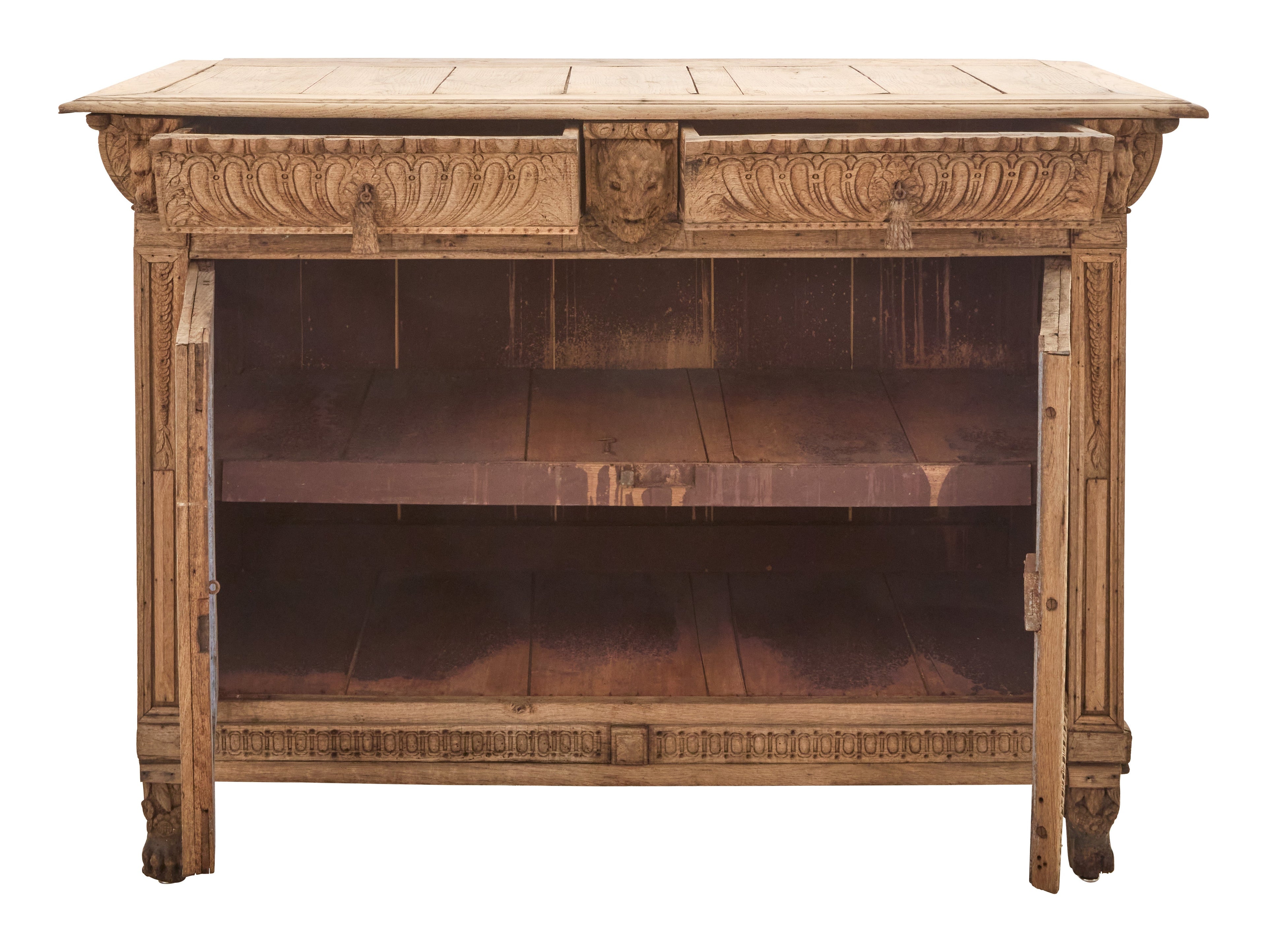 Jayson Home - Antique Carved Wood Sideboard