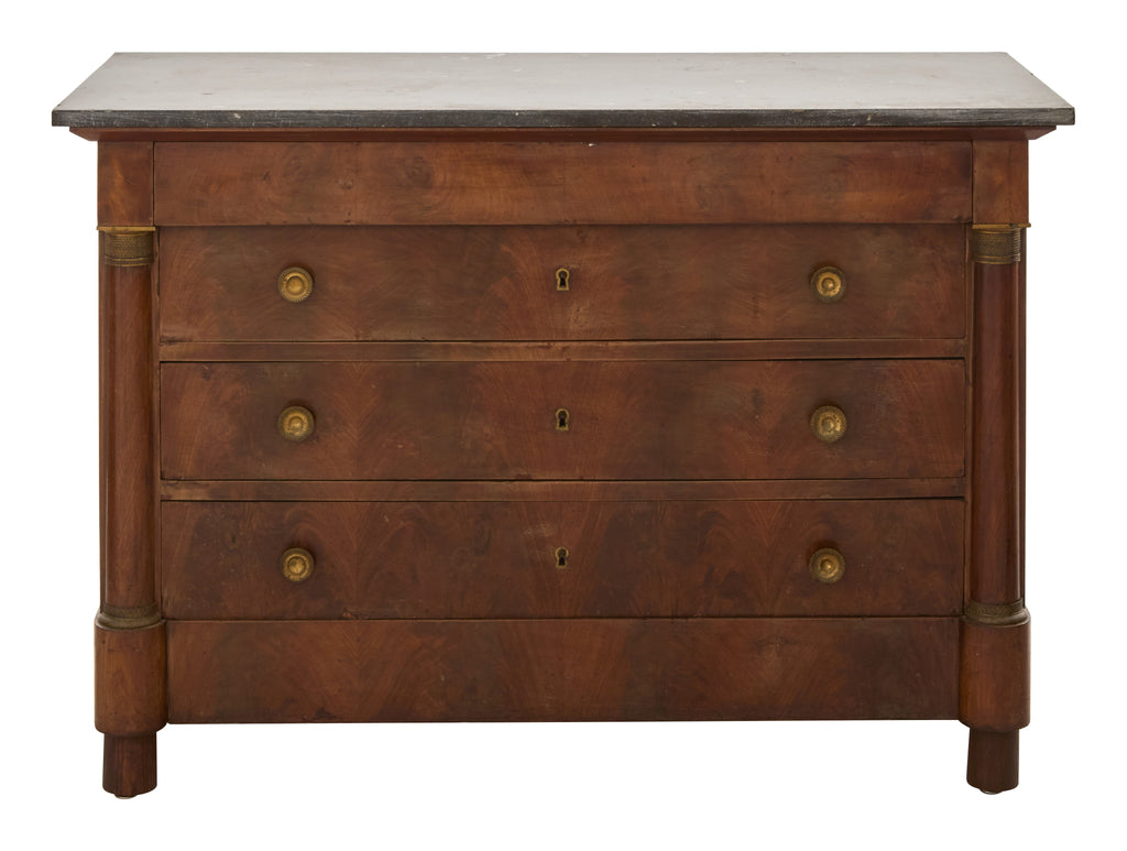 Jayson Home - Antique Empire Marble Top Commode