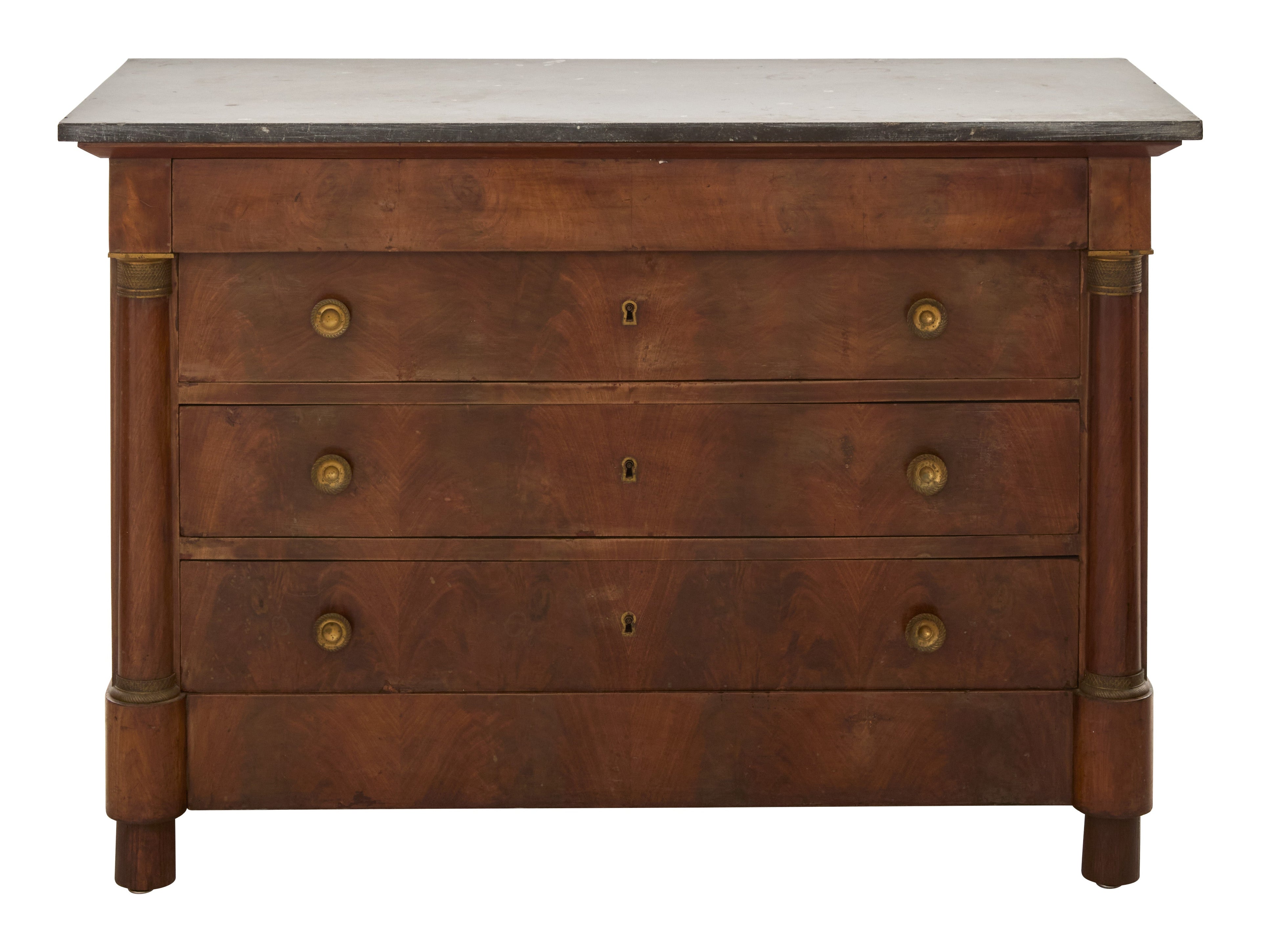 Jayson Home - Antique Empire Marble Top Commode