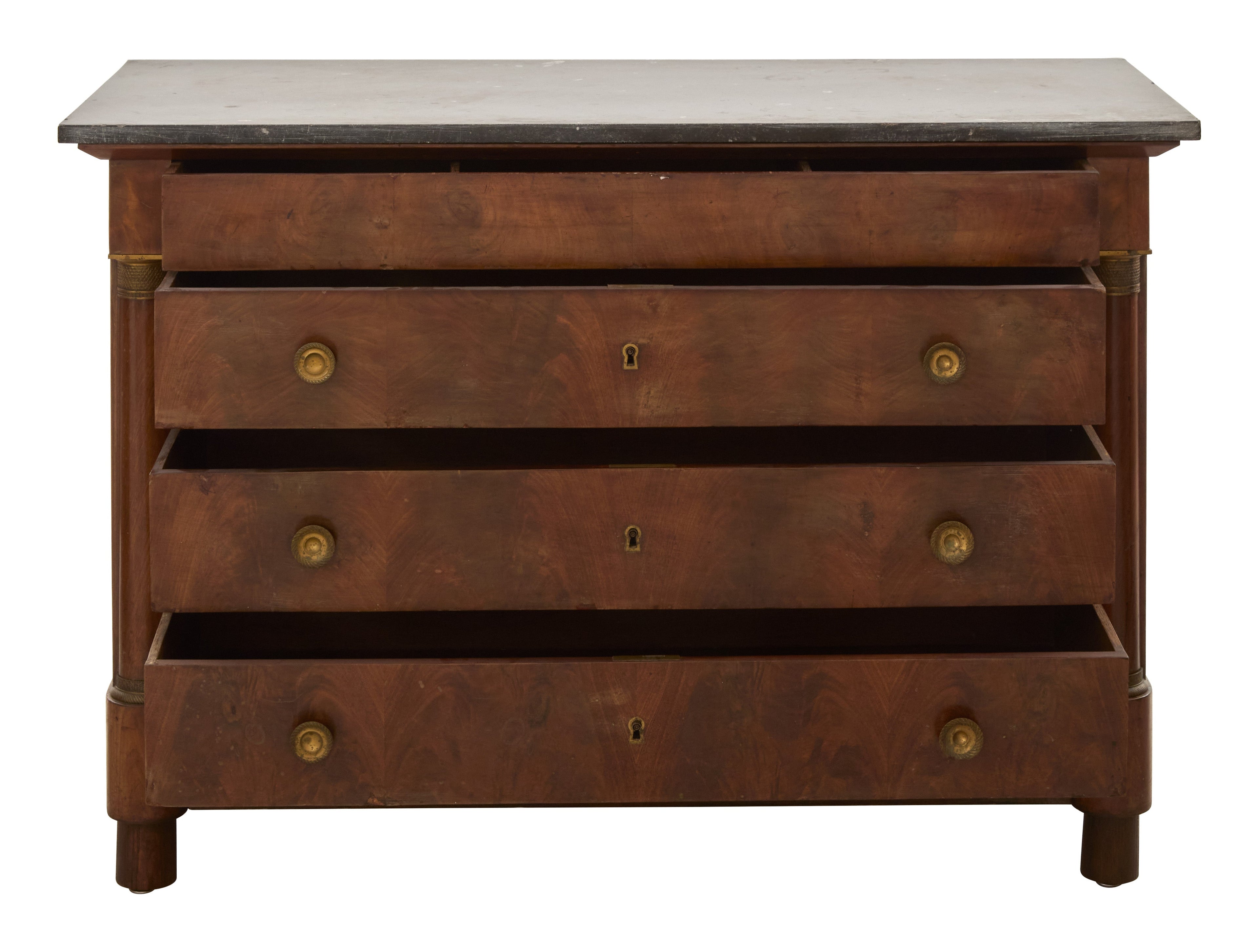 Jayson Home - Antique Empire Marble Top Commode