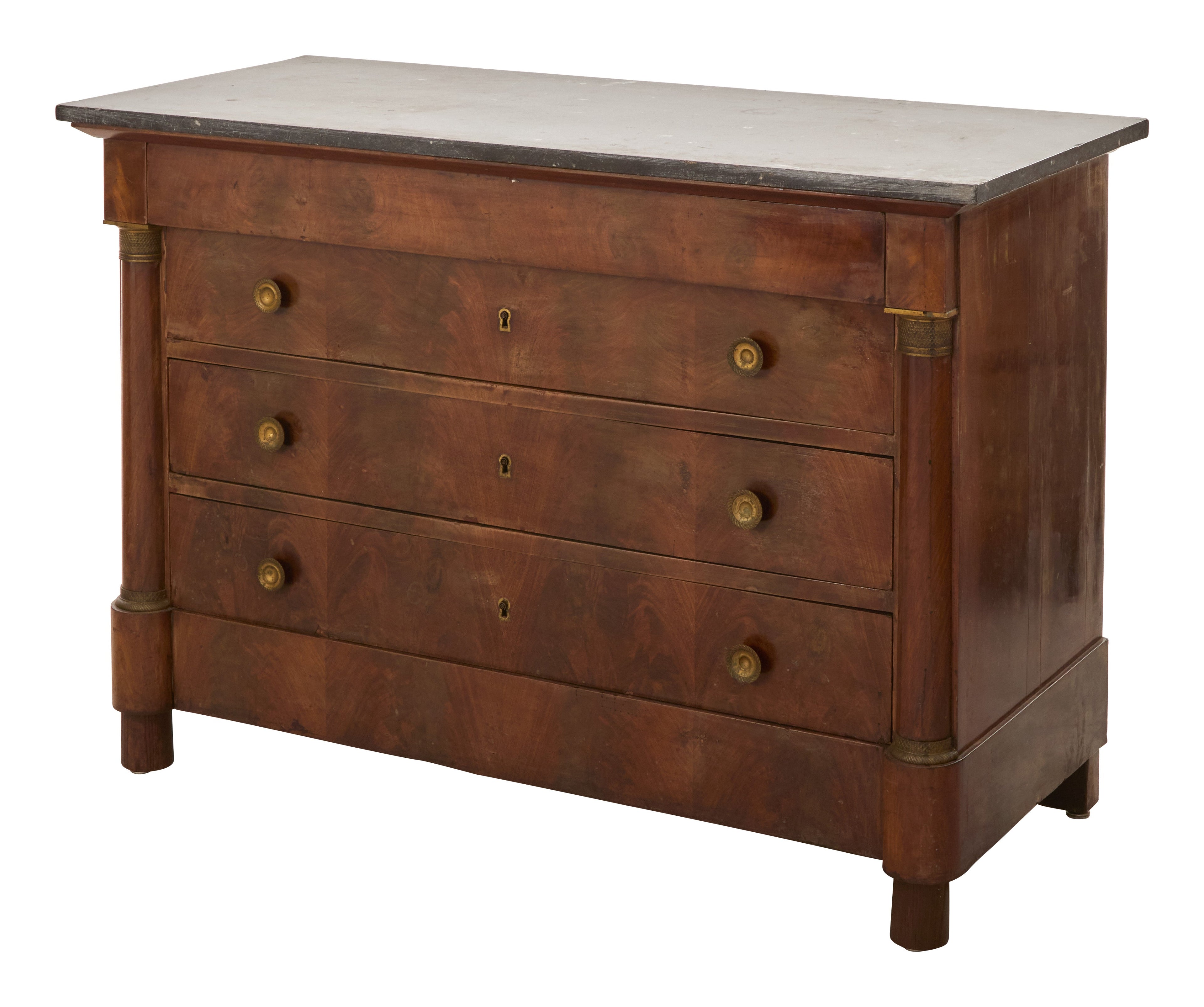 Jayson Home - Antique Empire Marble Top Commode