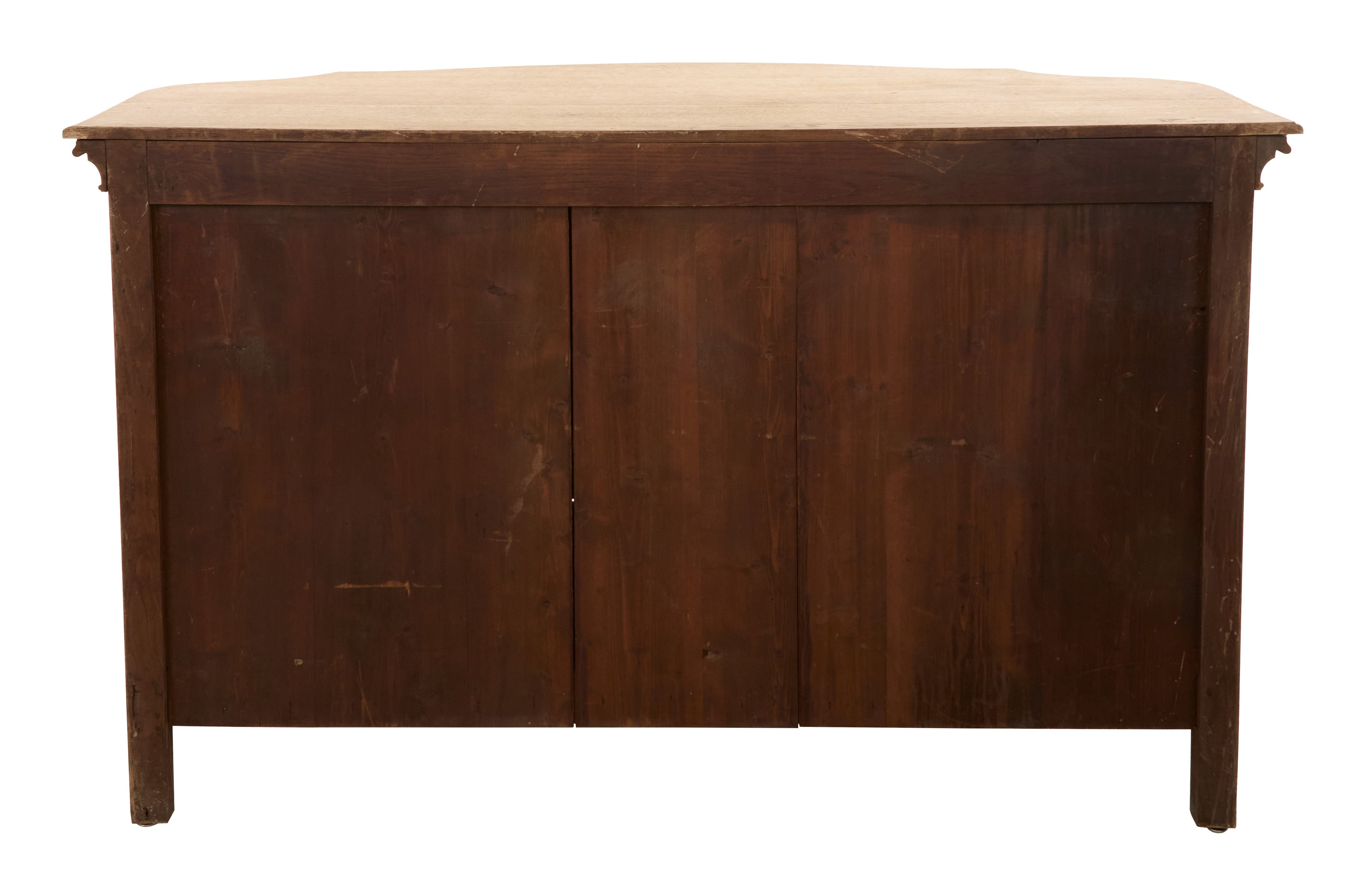 Jayson Home - Antique Oak Bowfront Sideboard