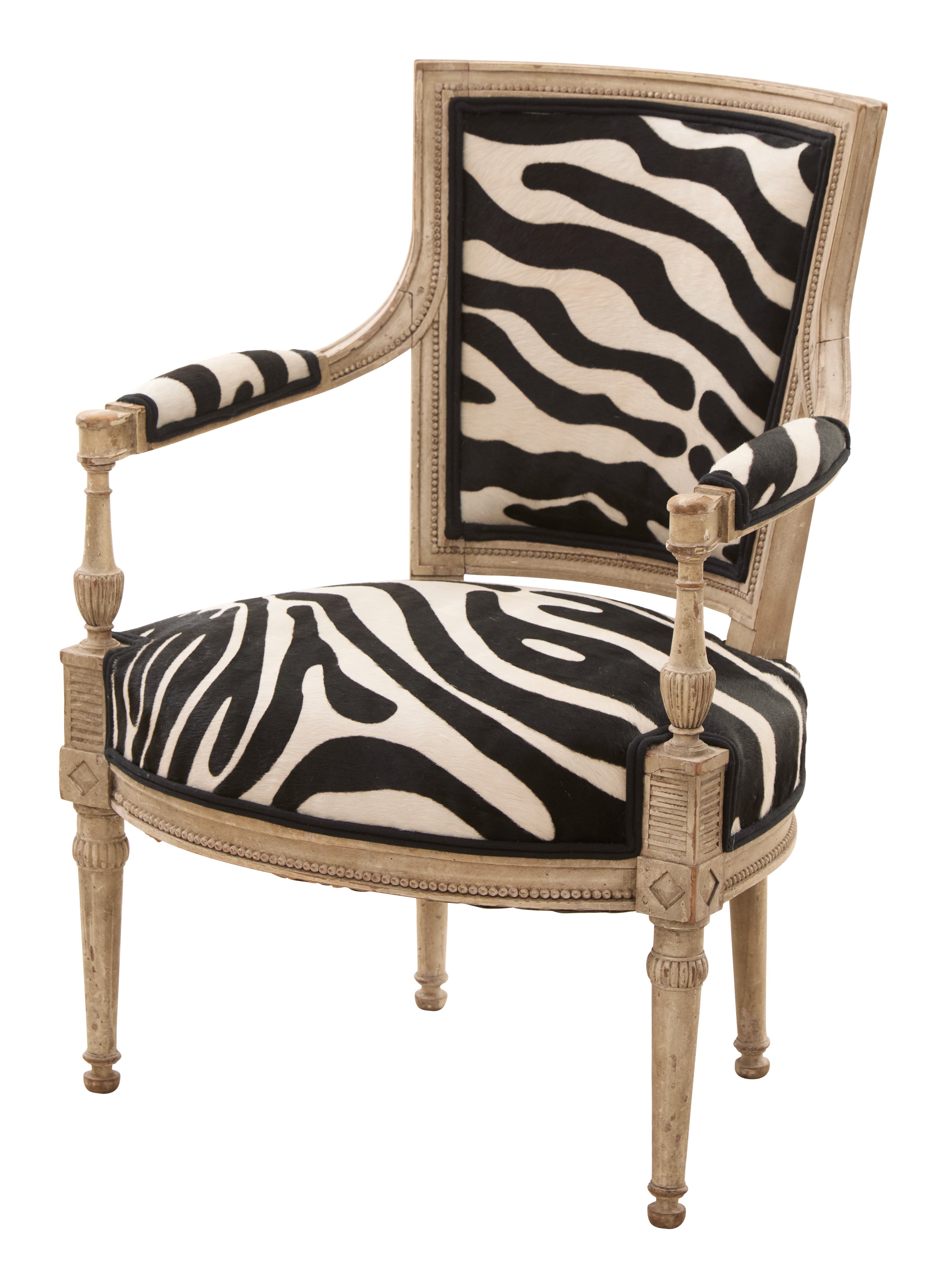 Jayson Home - Antique Zebra Armchair