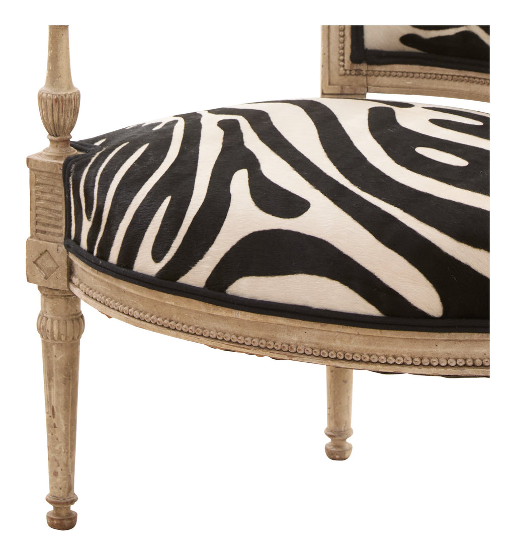 Jayson Home - Antique Zebra Armchair